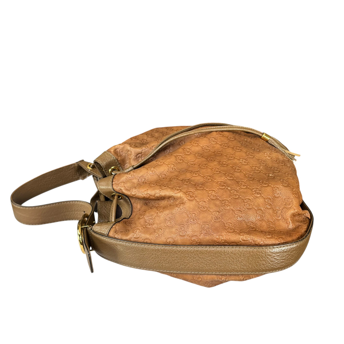 Gucci GG GHW Icon XL Brown Shoulder Hobo Bag