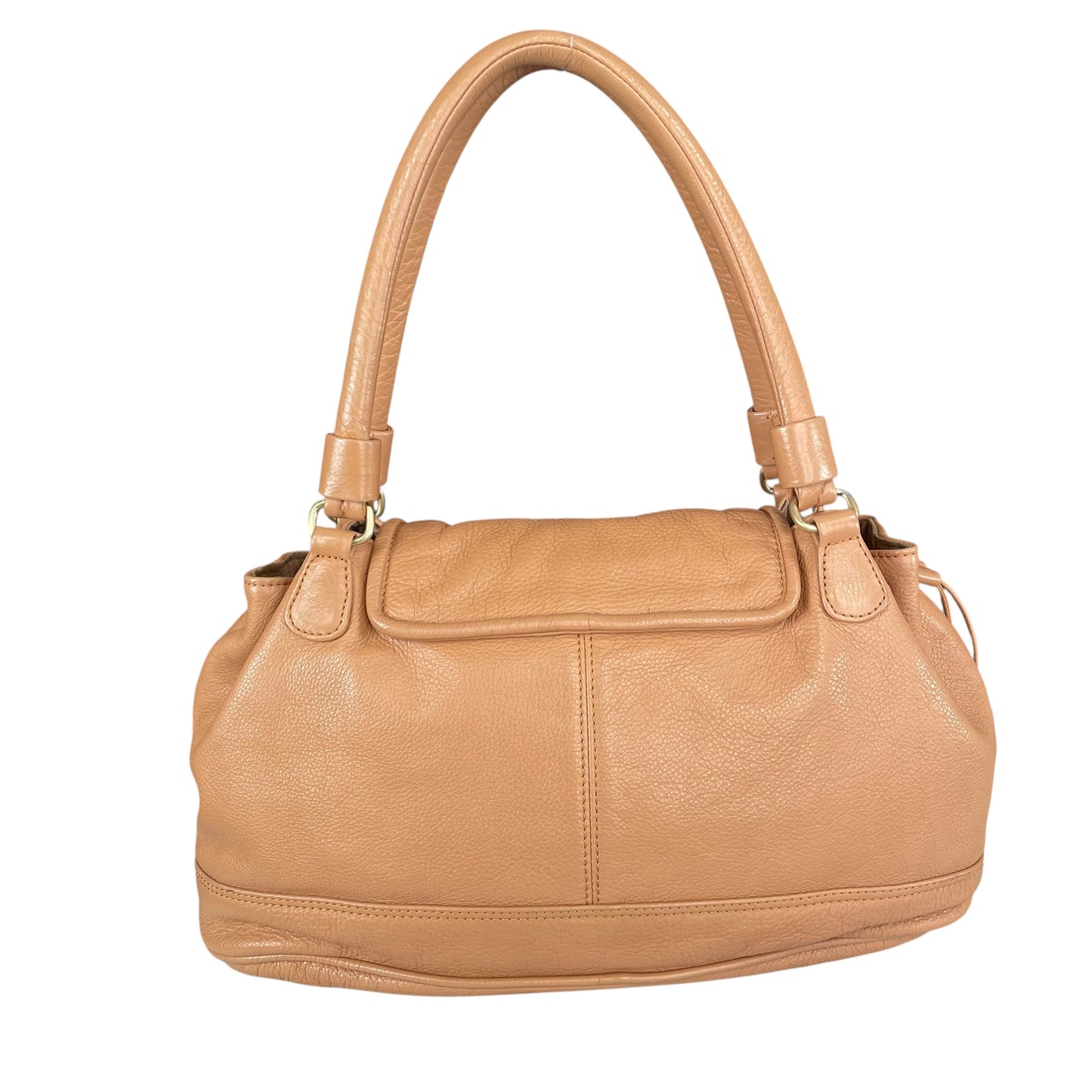 See By Chloe Cherry Blush Pink Leather DrawString Snap 2-Way Shoulder Purse