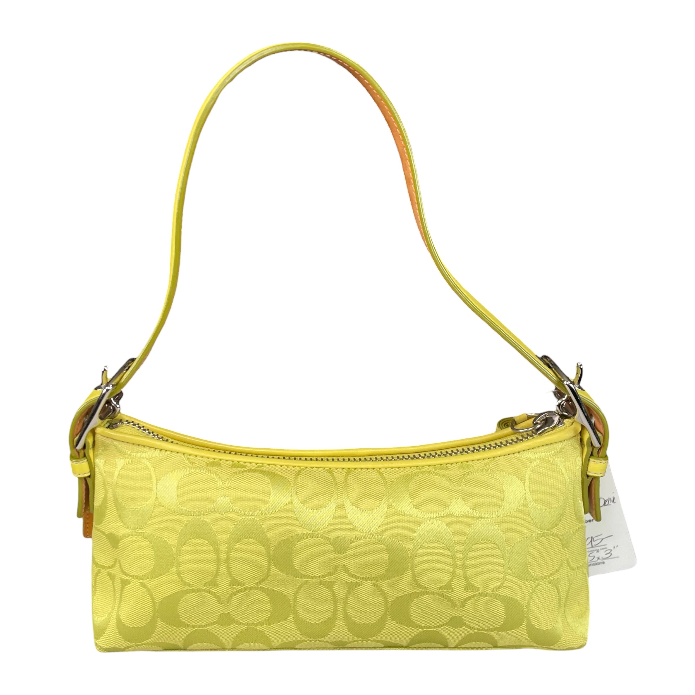Coach Demi Y2K Signature C Lime Shoulder Purse – Elliott's Luxury