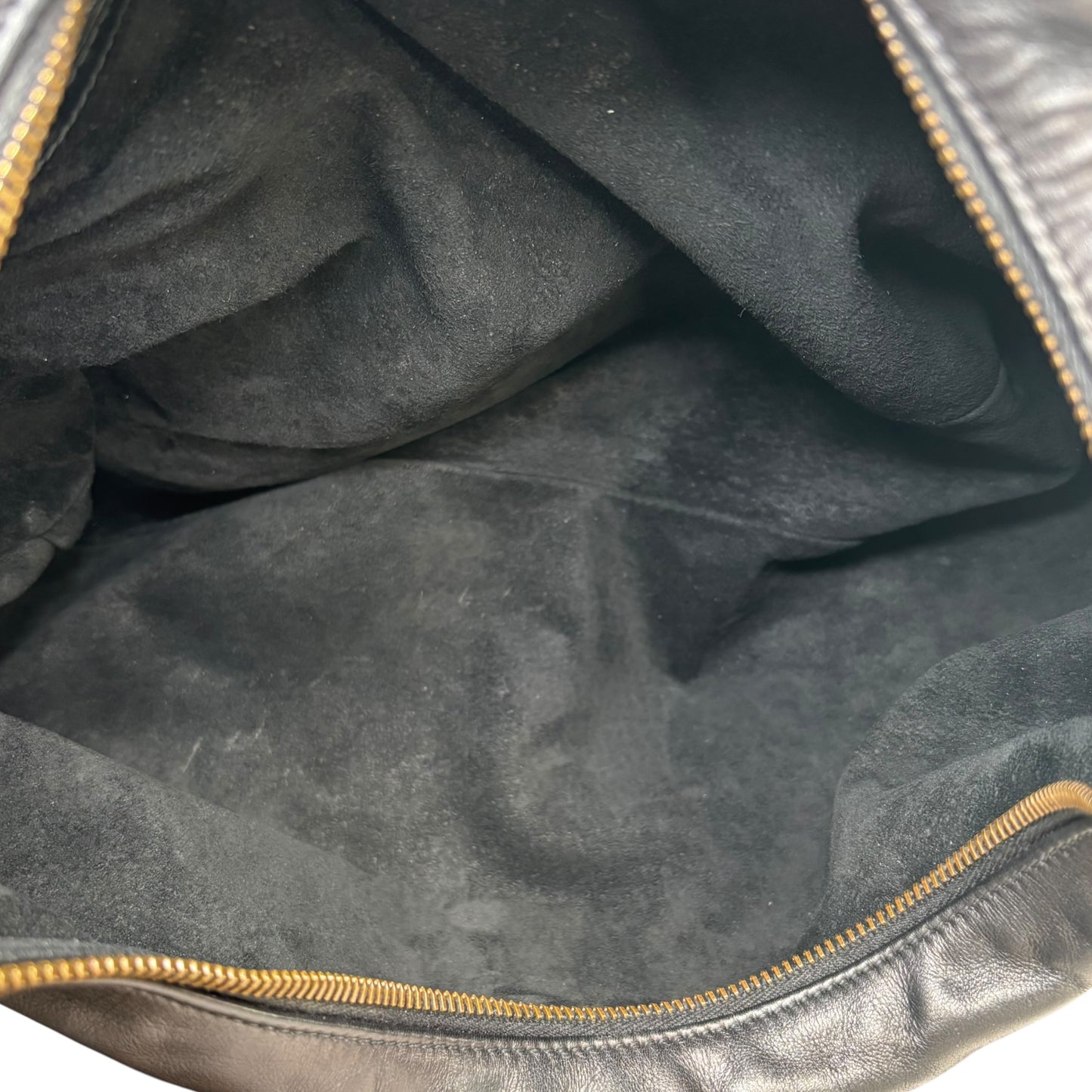 Gucci Y2K Horsebit GHW Black Leather Shoulder Hobo Purse