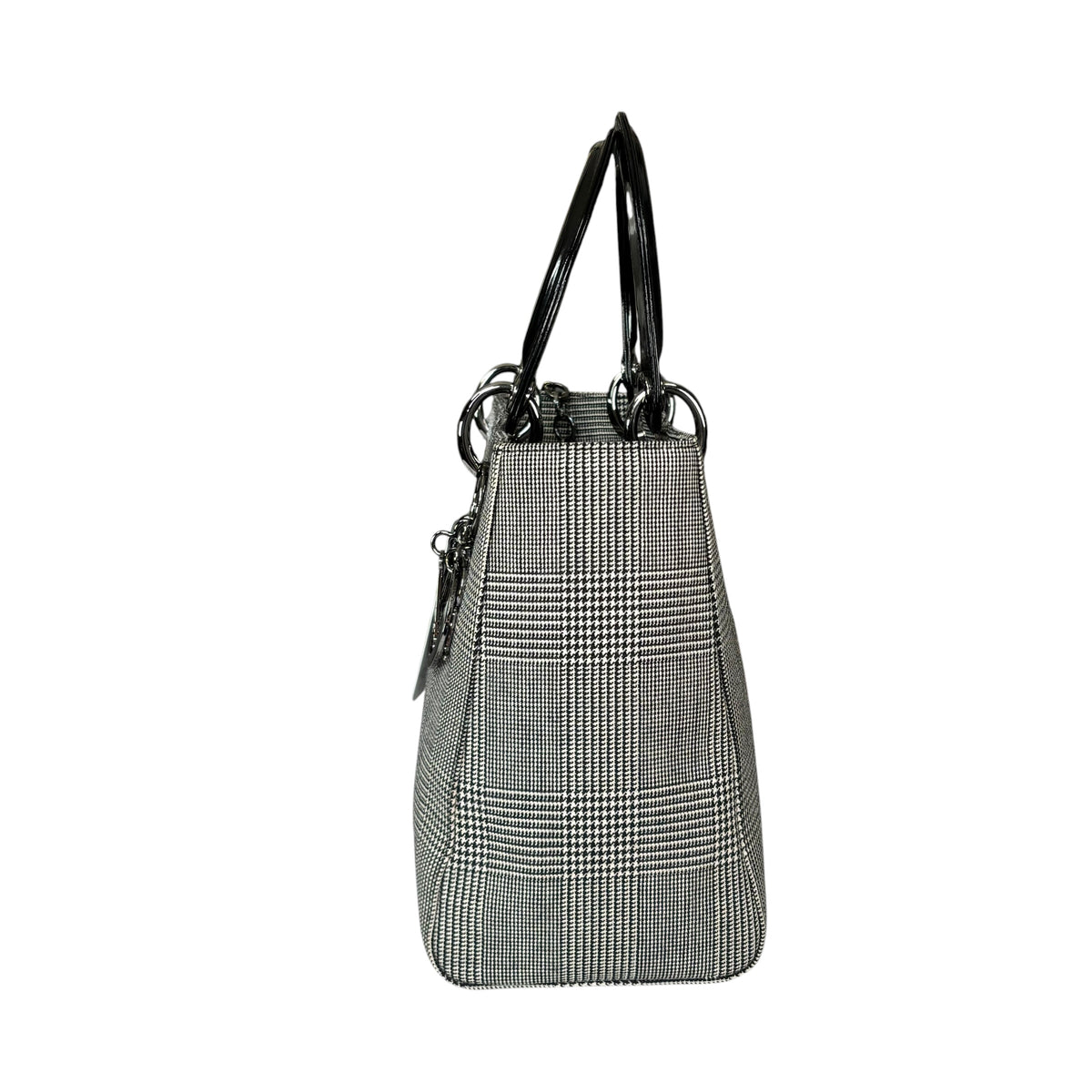 Christian Dior Lady Dior SHW Houndstooth Medium Purse