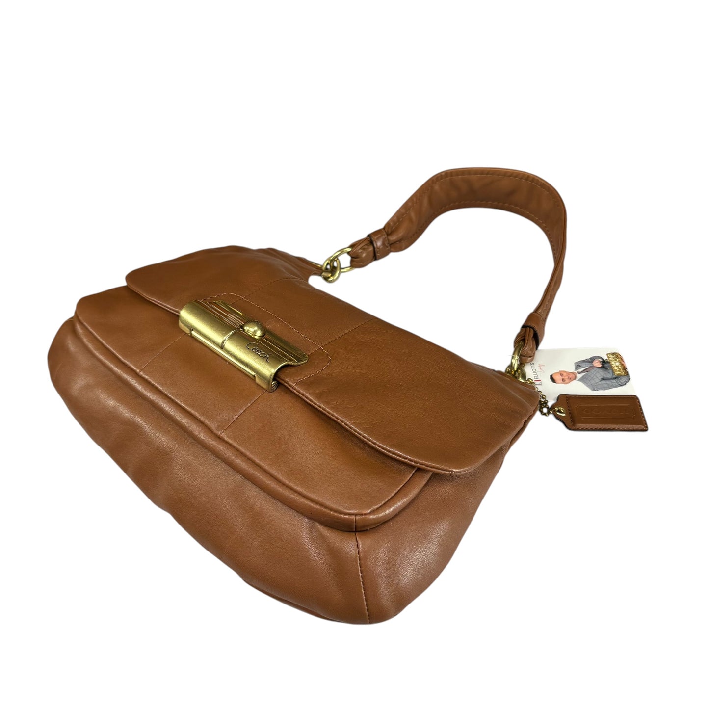 Coach Y2K Kristin Brown Leather BHW Shoulder 2-Way Purse