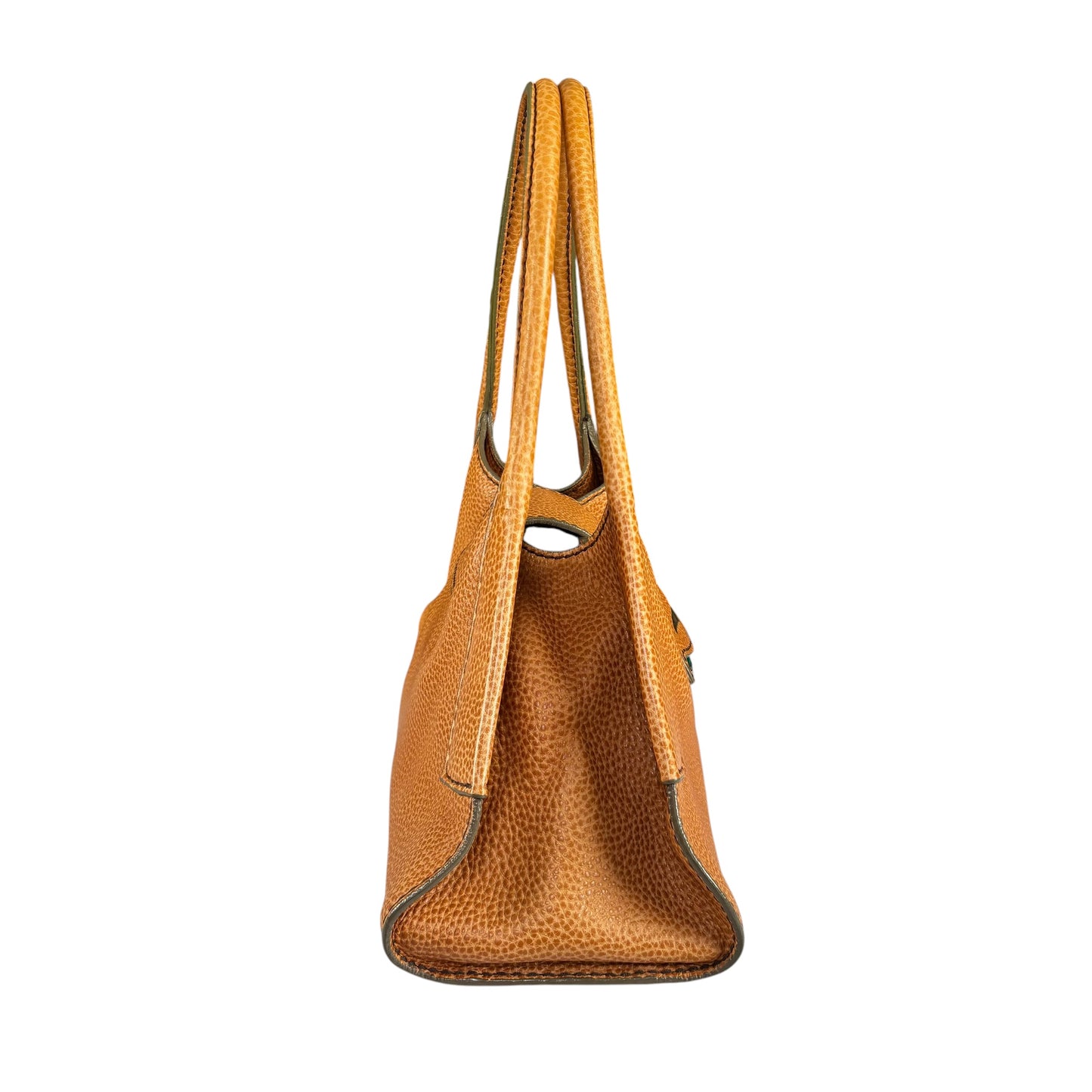 TOD’s Golden Brown SHW Pebbled Leather Hobo Shoulder Purse