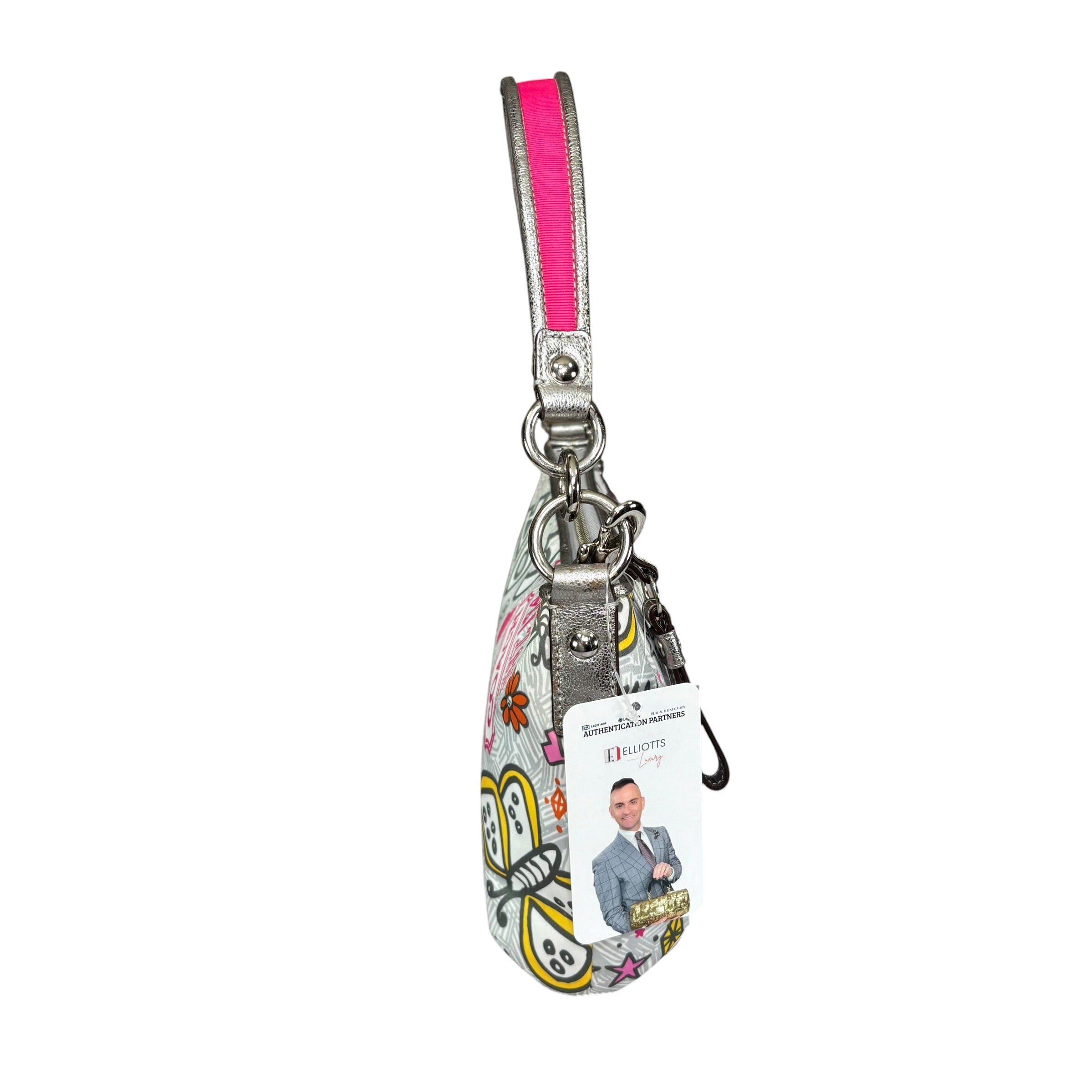 Coach Y2K Poppy Butterfly Floral Graffiti 2-Way Crossbody Purse