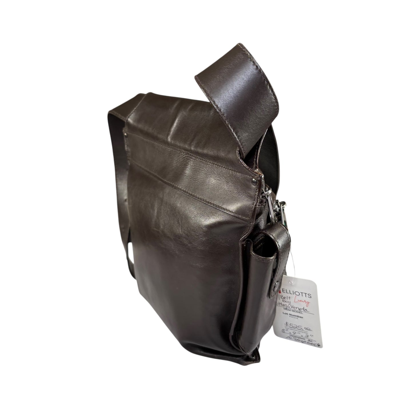 Bottega Veneta Travel Brown Leather Belt Bum Sling Pack Fanny Bag