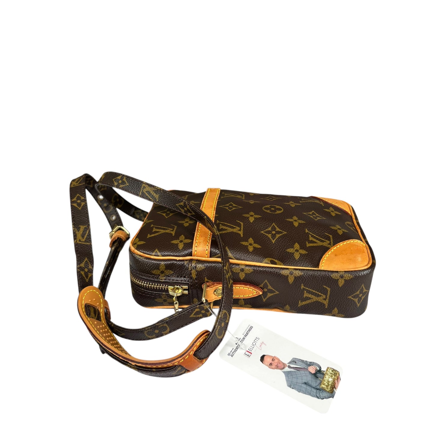 Louis Vuitton Danube PM Crossbody Monogram Canvas Bag