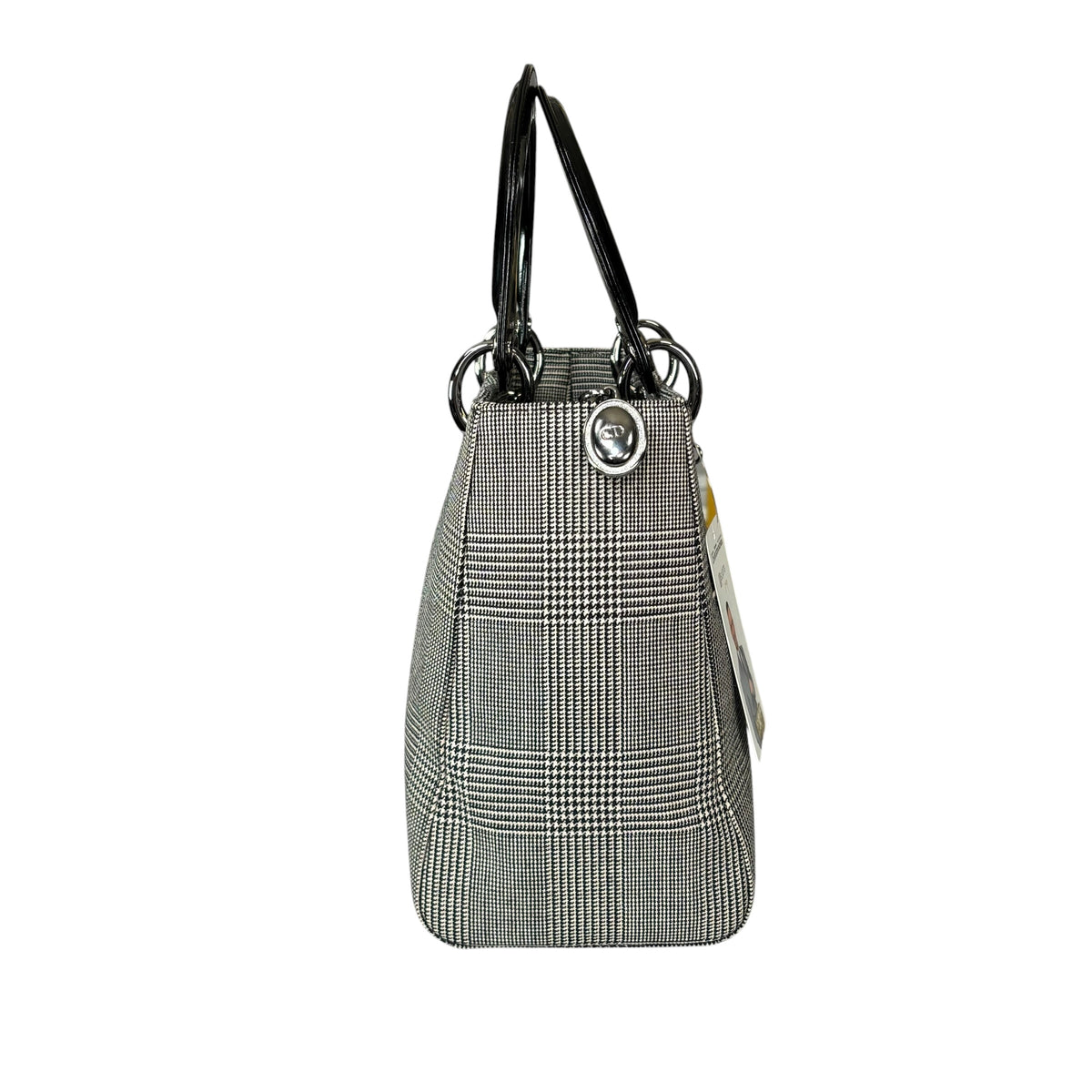 Christian Dior Lady Dior SHW Houndstooth Medium Purse