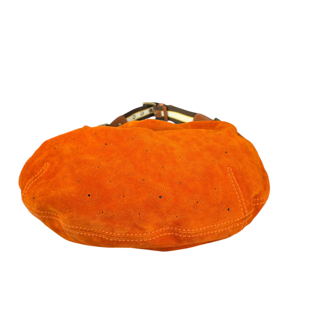 Louis Vuitton Y2K Onata Orange Suede Mahina GM Leather Hobo Purse
