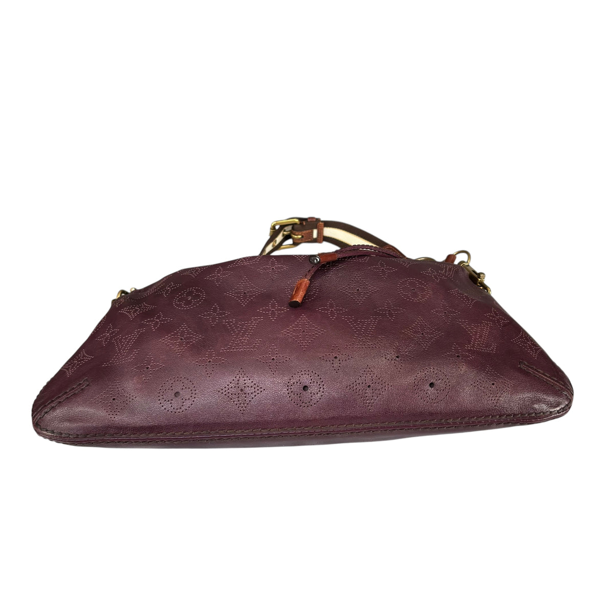 Louis Vuitton Limited Edition Mahina Bordeaux Leather Onatah PM Pouchette Hobo