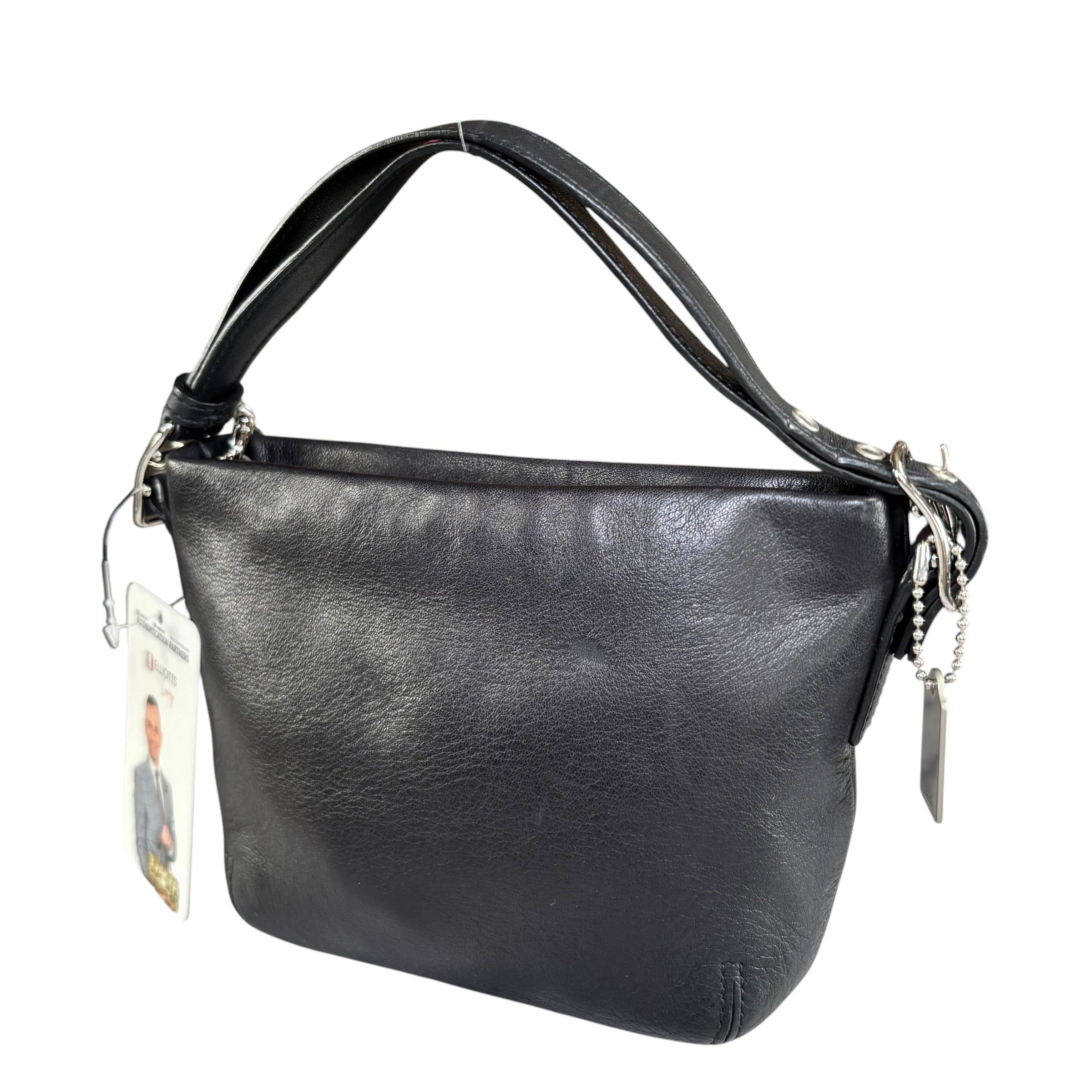 COACH Studded Leather Tote Black y2k