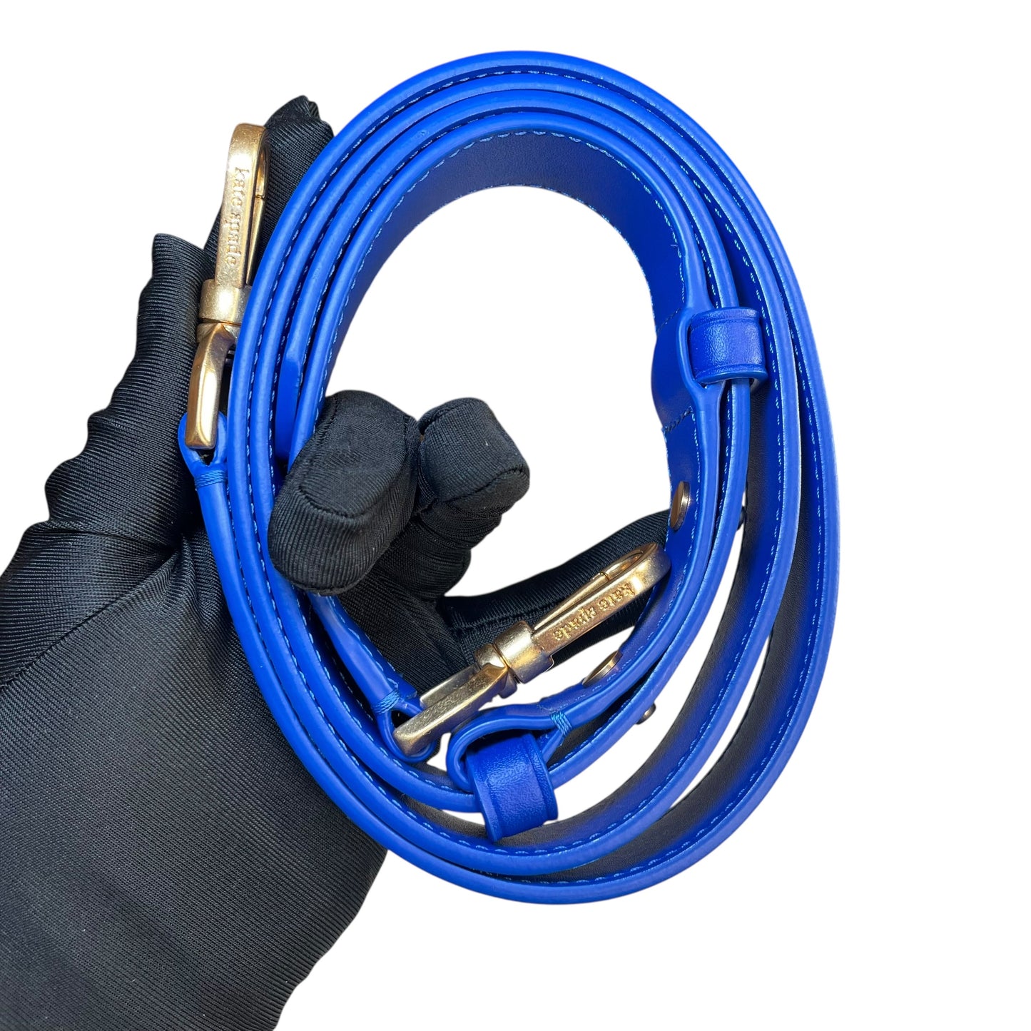 Kate Spade Boxxy 3D Puffer Leather Bag Blue Multi Color 2-Way Purse