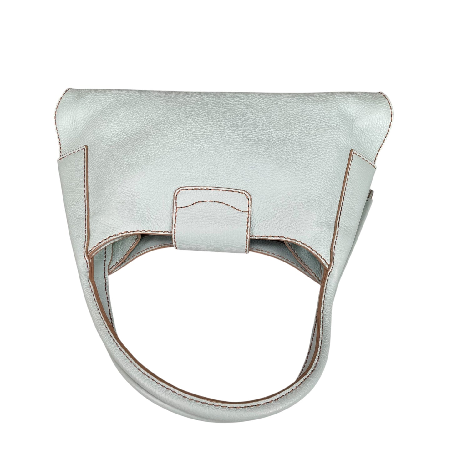 Tod’s D Bag Hobo Mint /Taupe Pebbled Leather SHW Shoulder Bag