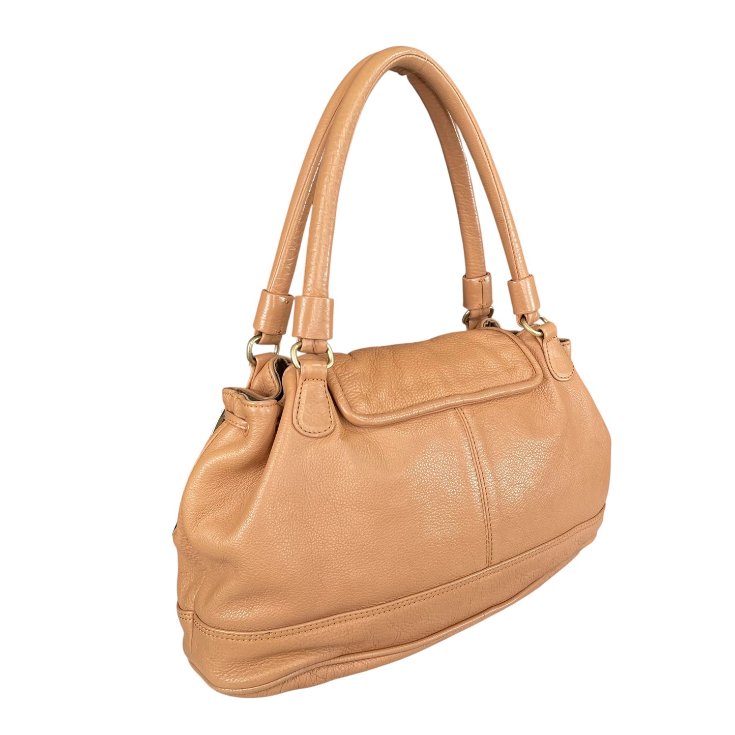 See By Chloe Cherry Blush Pink Leather DrawString Snap 2-Way Shoulder Purse