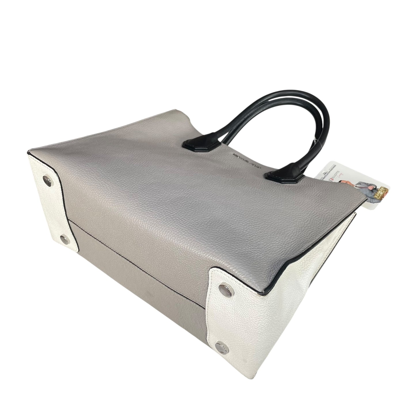 Michael Kors Mercer Large Tricolor Leather SHW Tote 2-Way Crossbody