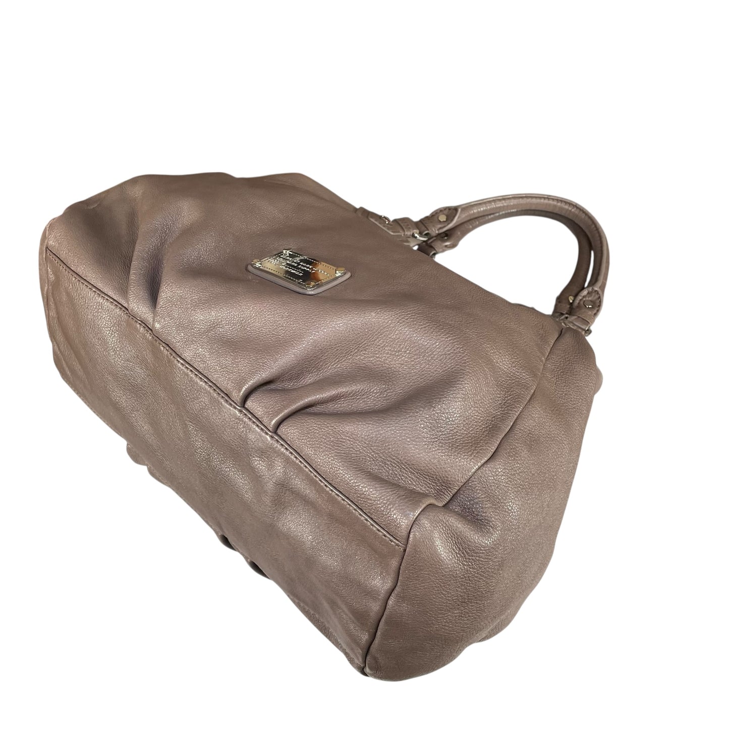 Marc by Marc Jacobs Classic Q Francesca SHW Taupe Leather  2-Way Hobo Bag
