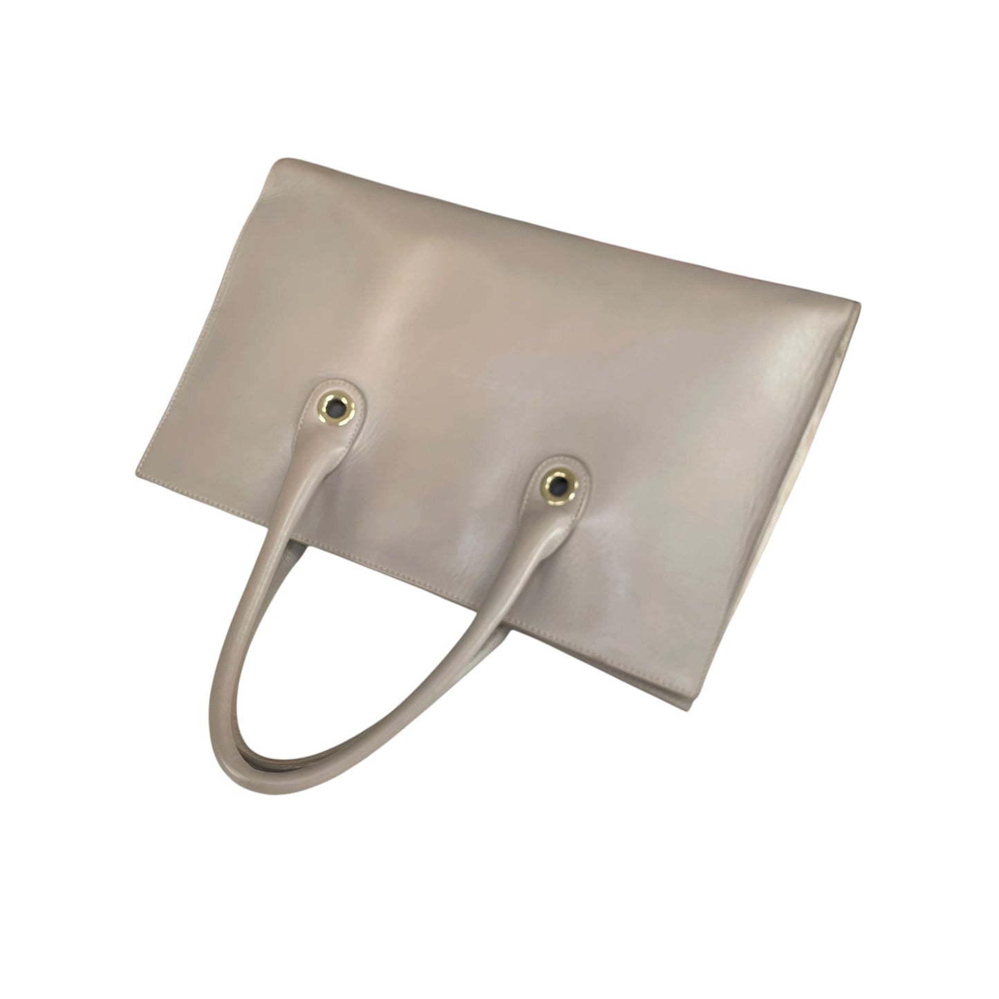 Jimmy Choo Y2K Riley Grey GHW Clip Lock Lilac Leather East West Tote