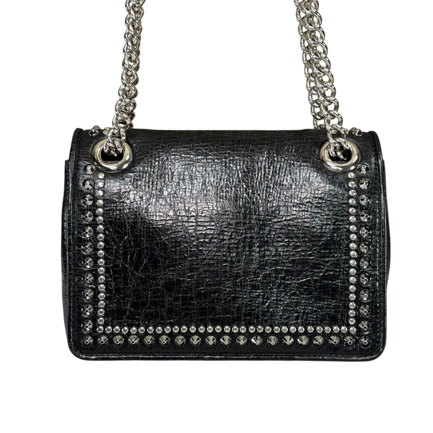 Jimmy Choo Rebel Studded 2-Way  SHW Crossbody Purse