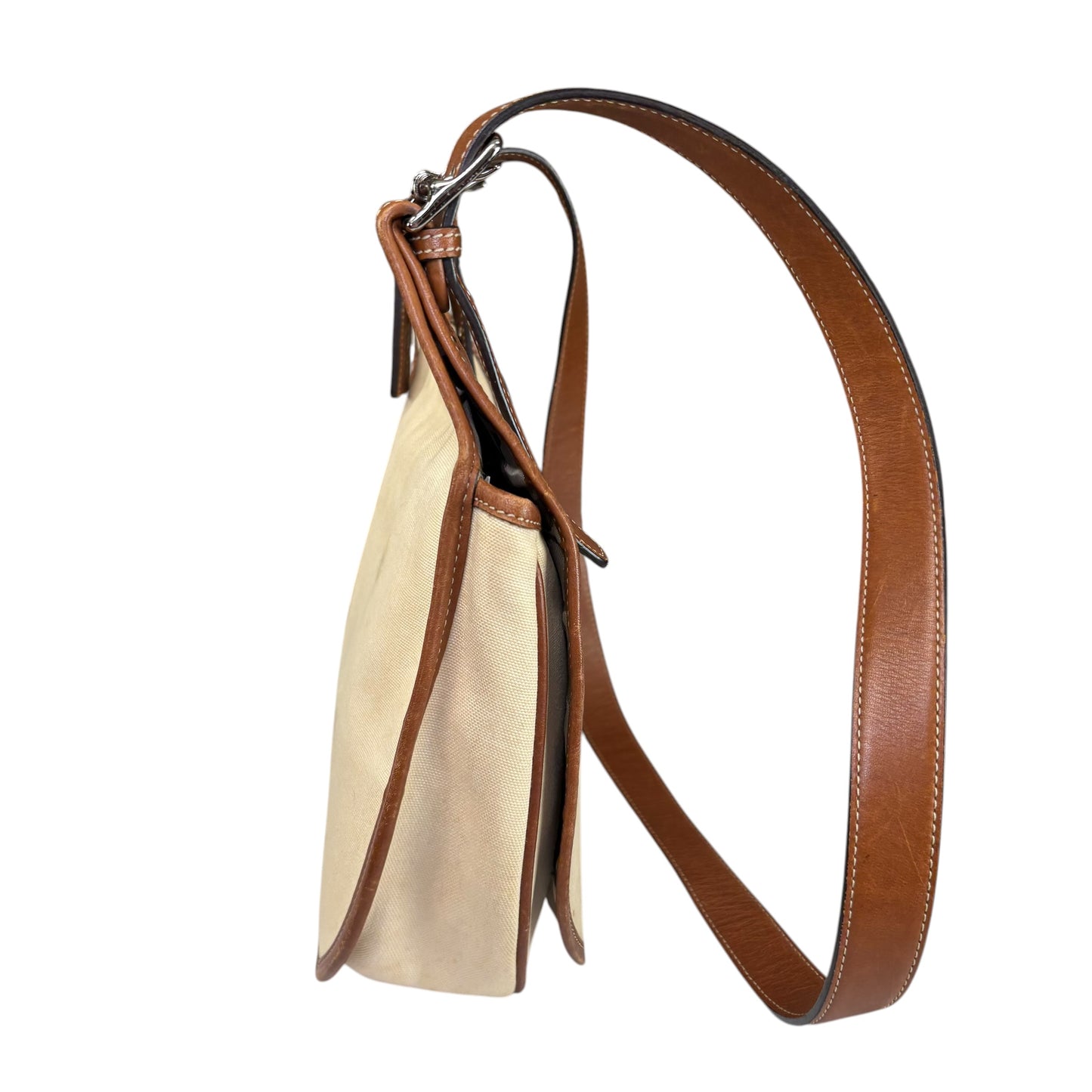 Coach Varsity Y2K Heritage Saddle Crossbody Canvas Bag