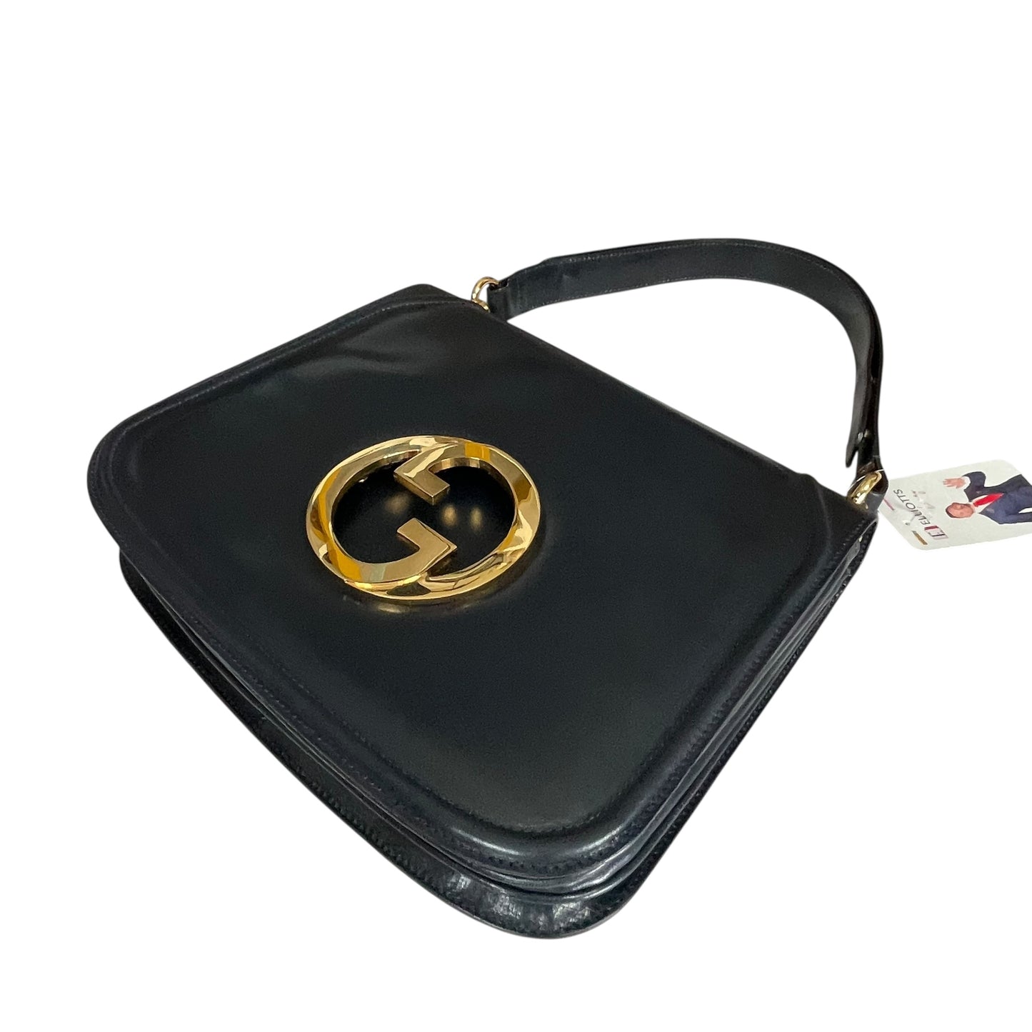 GG Blondie Navy GHW Blondie Flap Shoulder Two Way Purse
