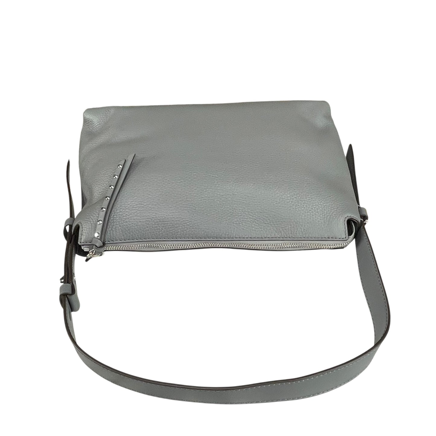 Michael Kors Shailene SHW Studded Grey Pebbled Leather Hobo Purse