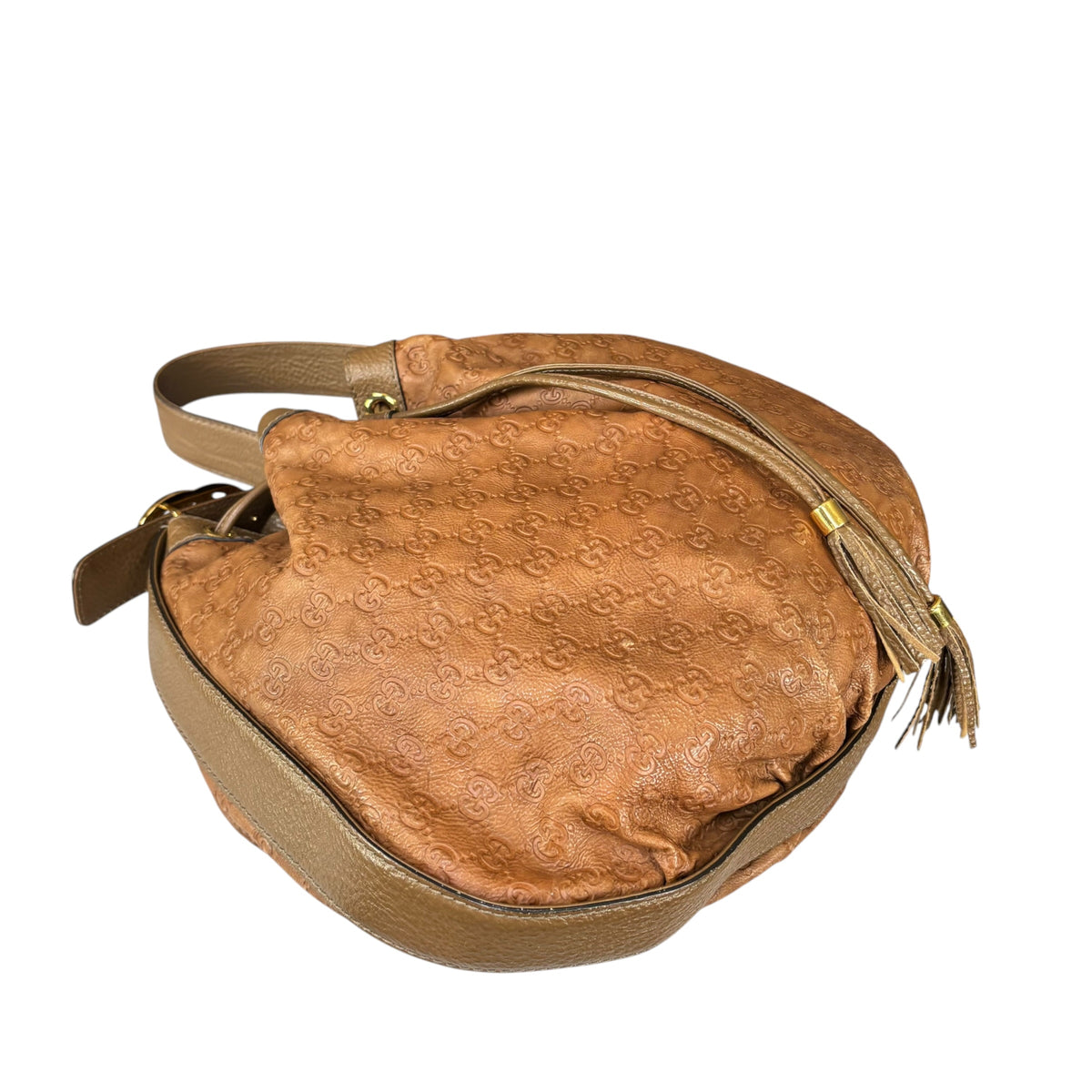 Gucci GG GHW Icon XL Brown Shoulder Hobo Bag