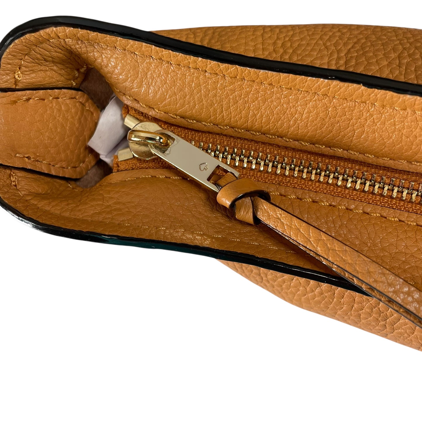 Kate Spade Jackson Street Pebbled Leather Bucket Bag Tan 2 Way Crossbody