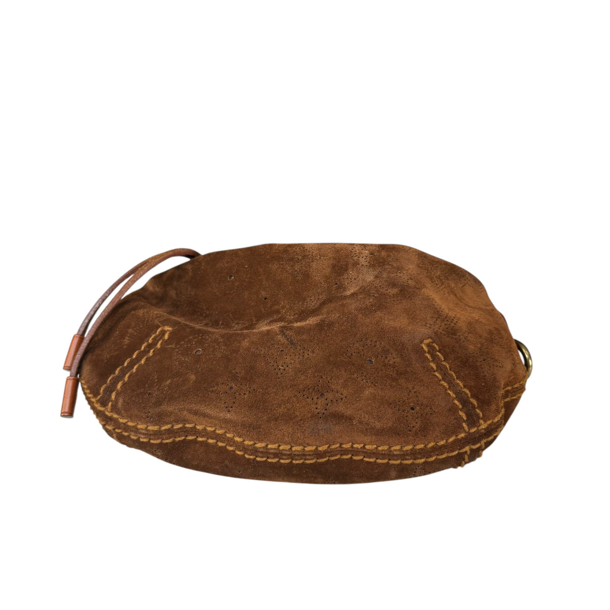 Louis Vuitton Y2K Mahina Monogram Brown Suede PM Hobo