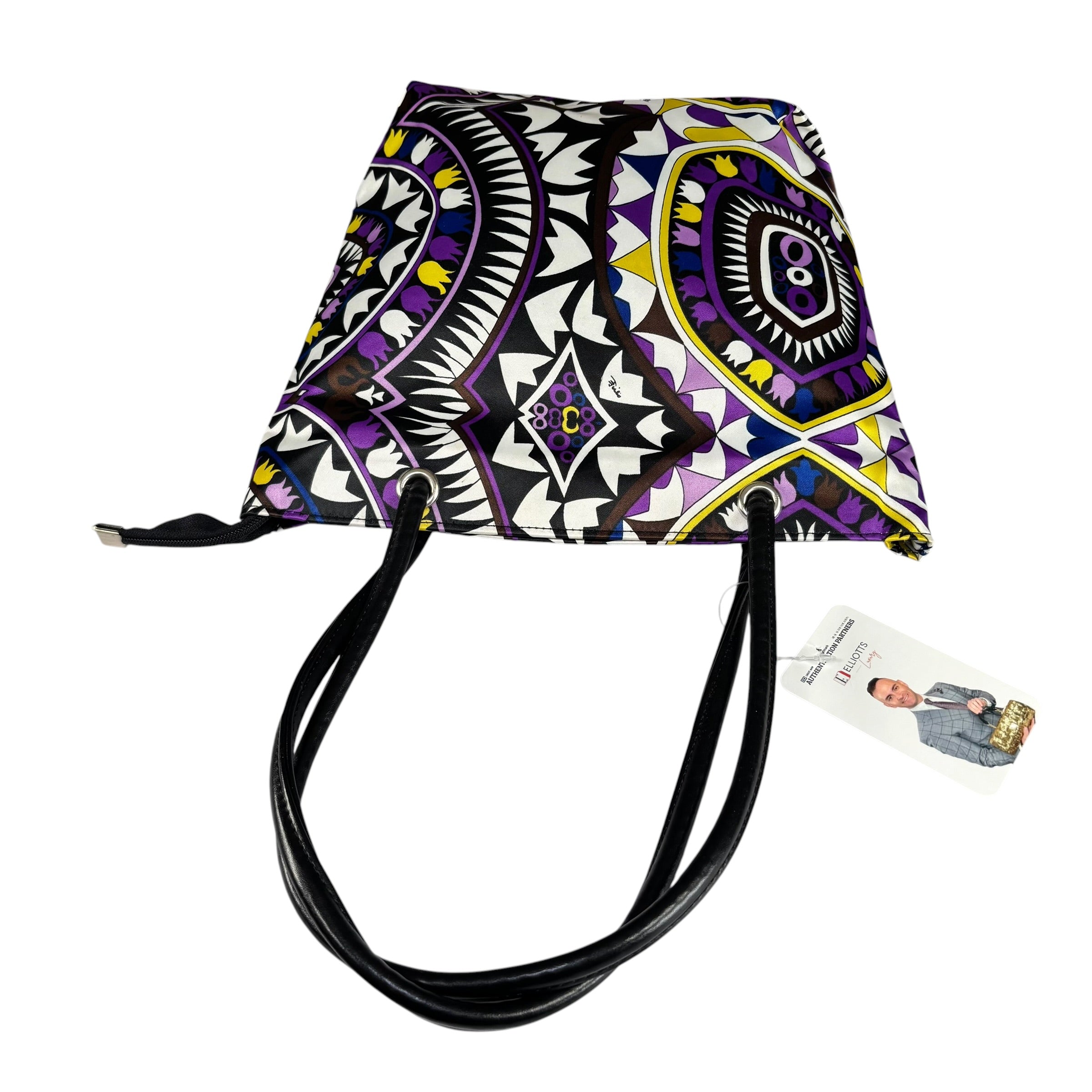 Emilio Pucci Nylon Floral Geo Mini Tote Bag Purse – Elliott's Luxury