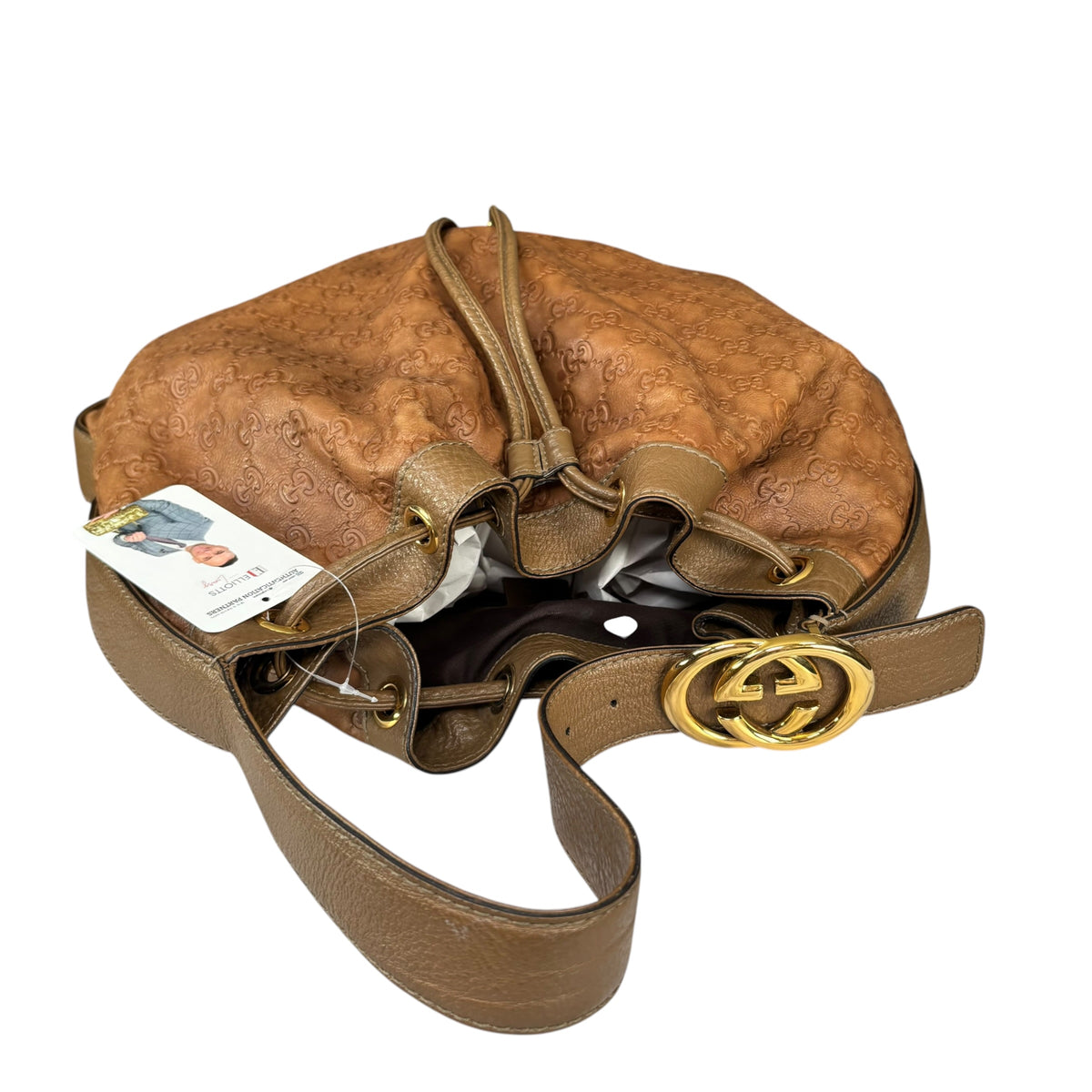 Gucci GG GHW Icon XL Brown Shoulder Hobo Bag