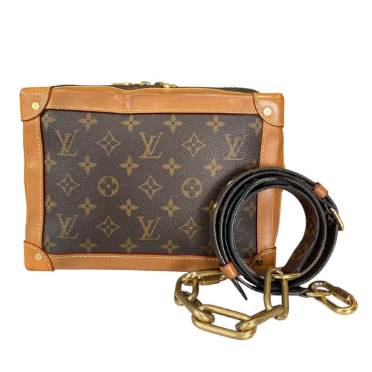 Louis Vuitton Limited 2019 Soft Trunk Heavy Duty Chain Dual Zip 18”-25” Strap