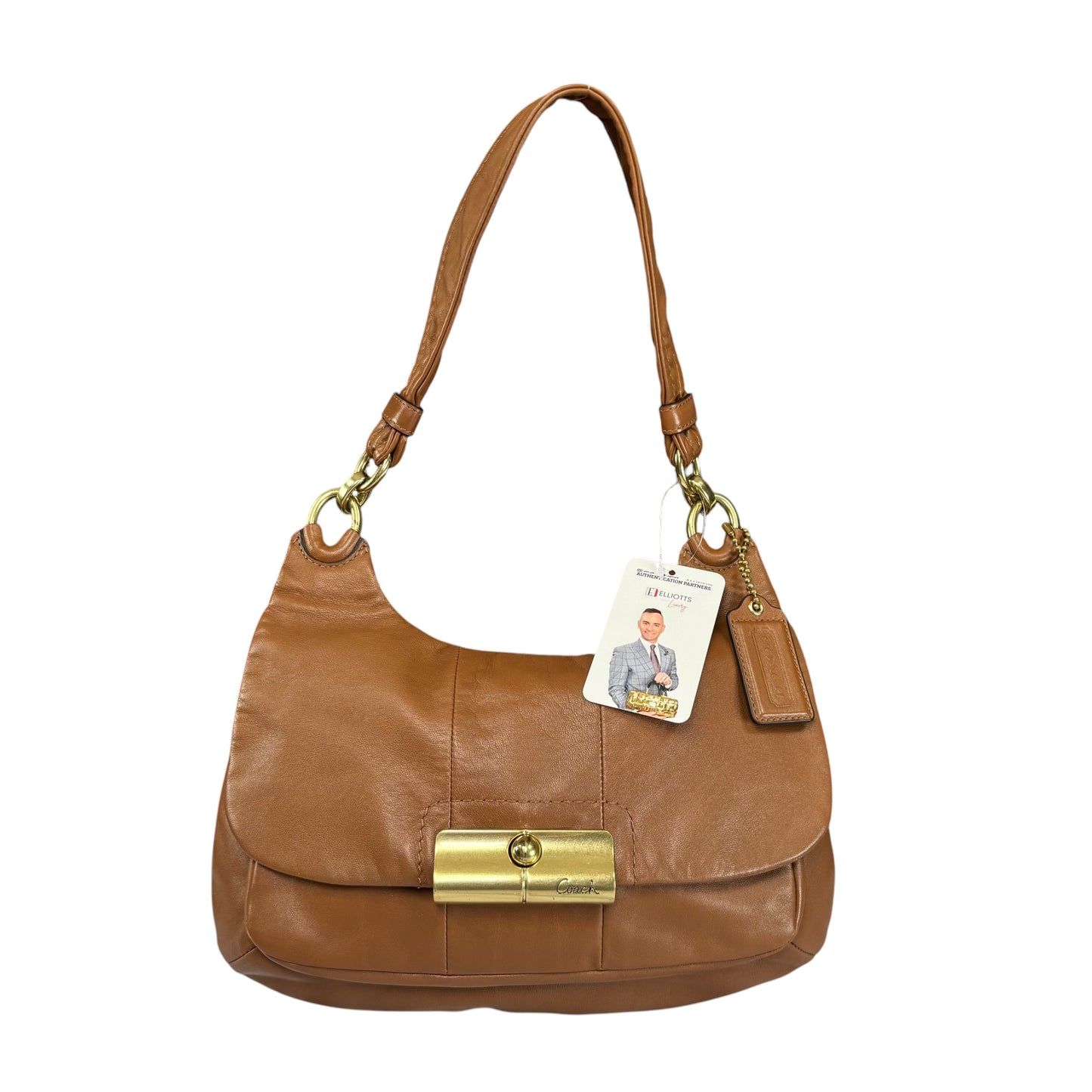 Coach Y2K Kristin Brown Leather BHW Shoulder 2-Way Purse
