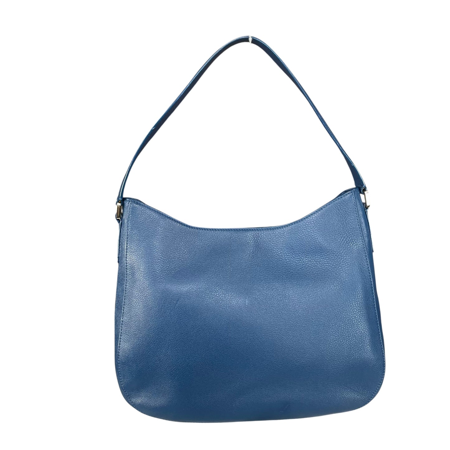 Tory Burch Mercer Blue Wave Leather GHW Hobo Shoulder Bag