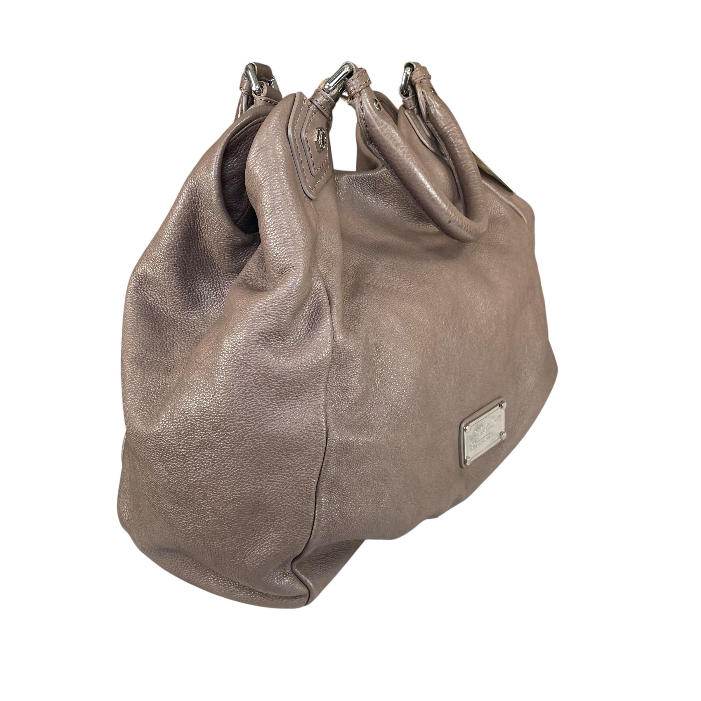 バッグ Marc Jacobs Classic Q Taupe Bag 2way Marc by Marc Jacobs Classic Q Francesca SHW Taupe Leather 2-Way