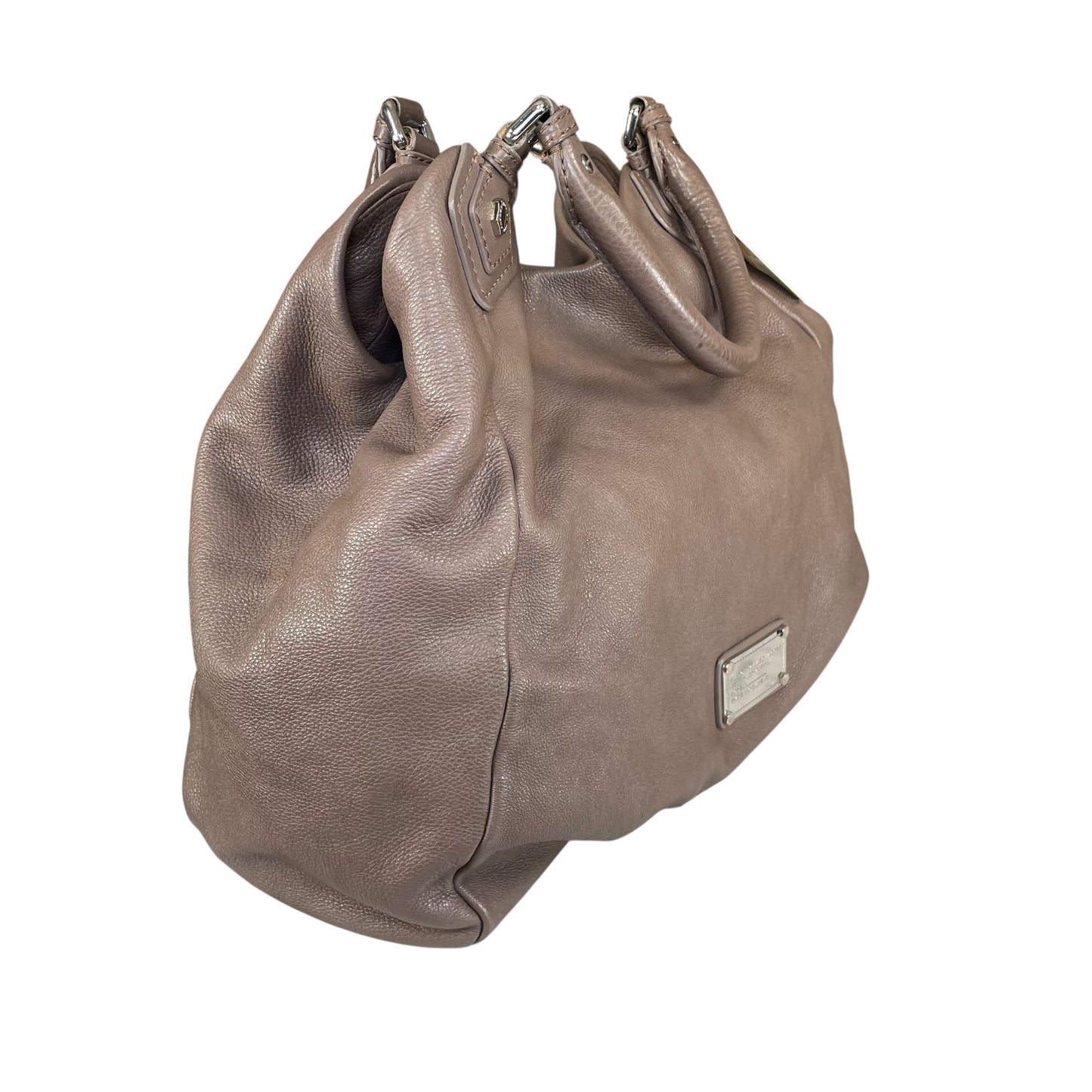 Marc by Marc Jacobs Classic Q Francesca SHW Taupe Leather  2-Way Hobo Bag