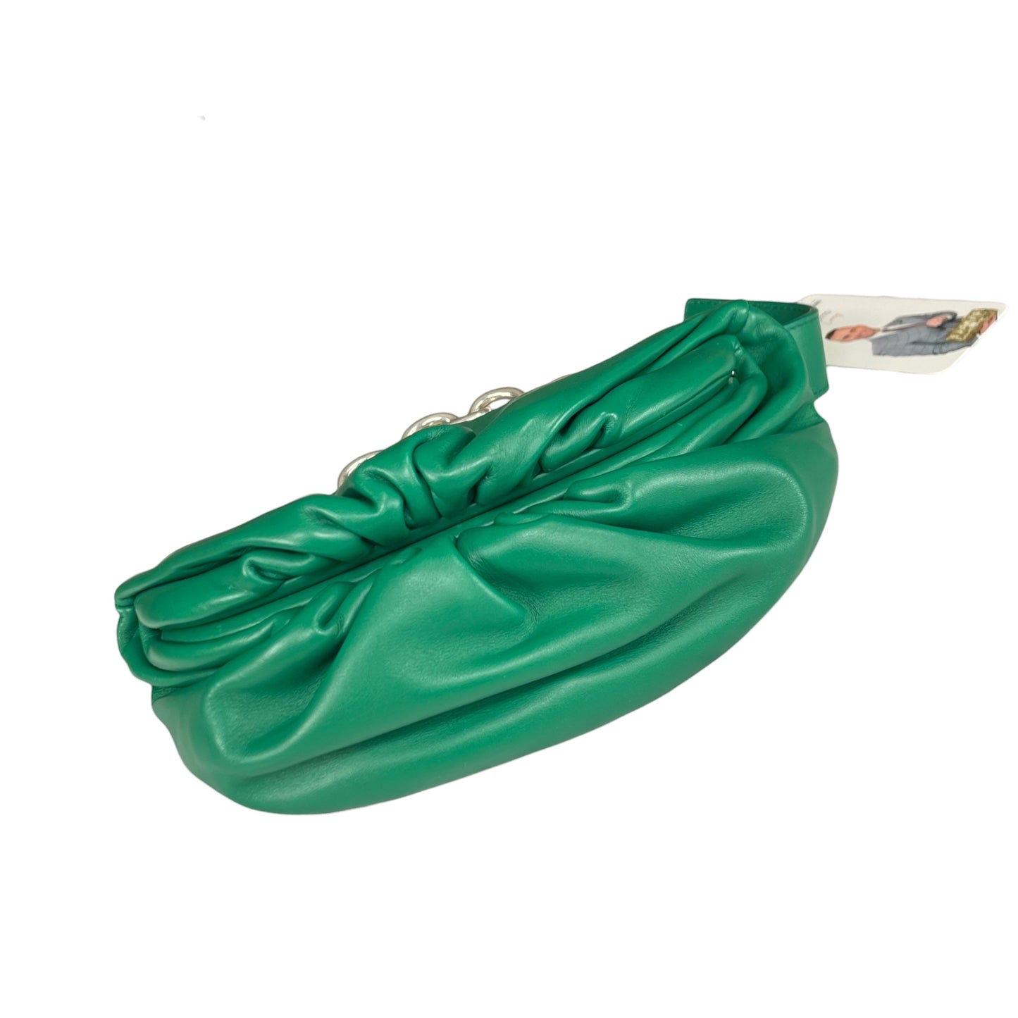 Bottega Veneta Dumpling Green Nappa SHW Chain Sling Bum Belt Bag