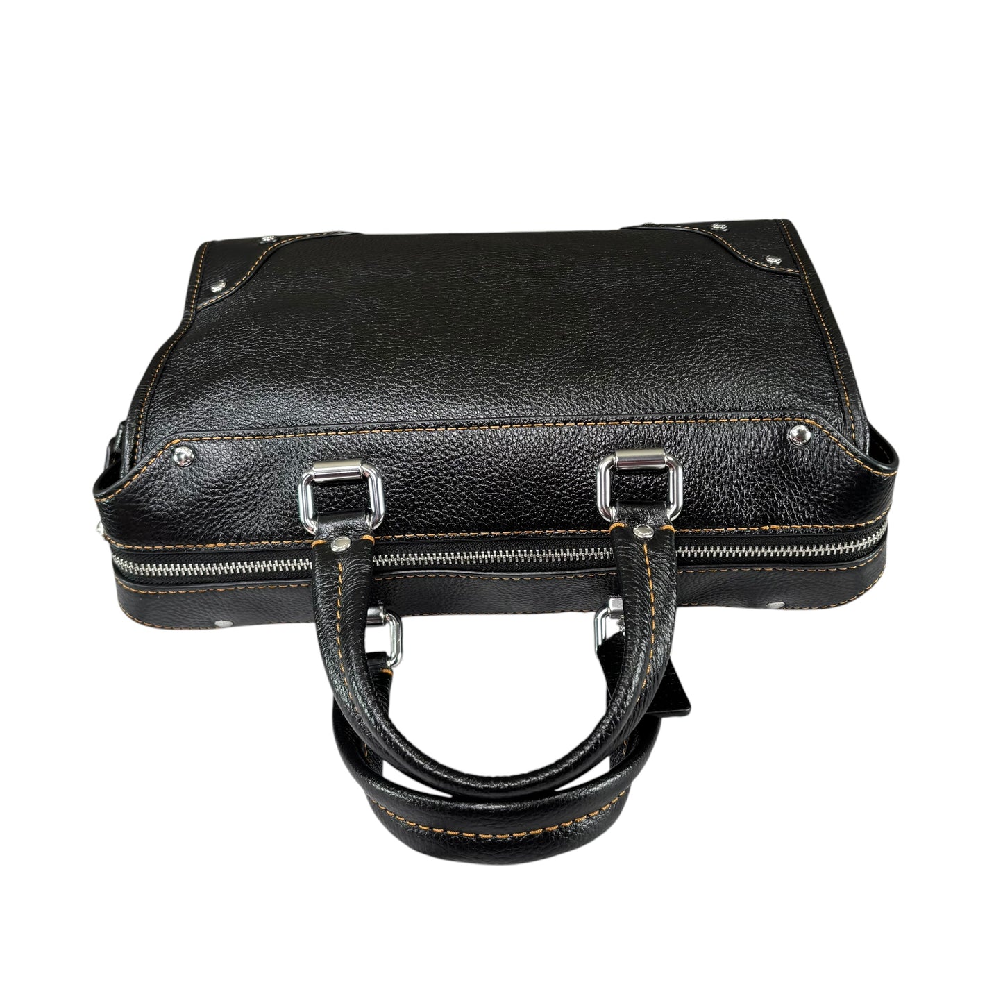 Coach Millie SHW Pebbled Leather Satachel Crossbody Bag