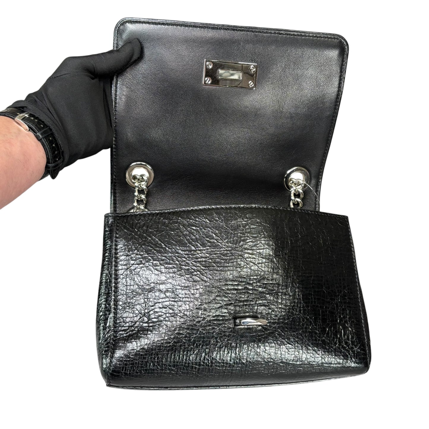 Jimmy Choo Rebel Studded 2-Way  SHW Crossbody Purse