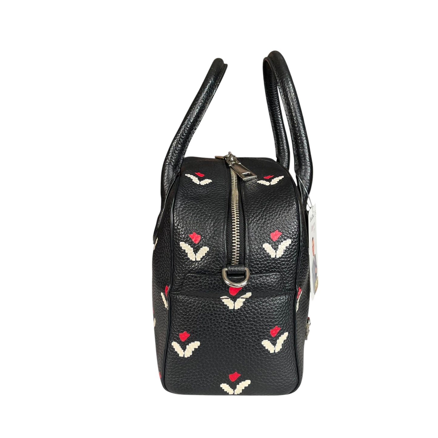 Marc Jacobs New York Tullip Collection Leather Beaded 2-Way SHW Zip Purse