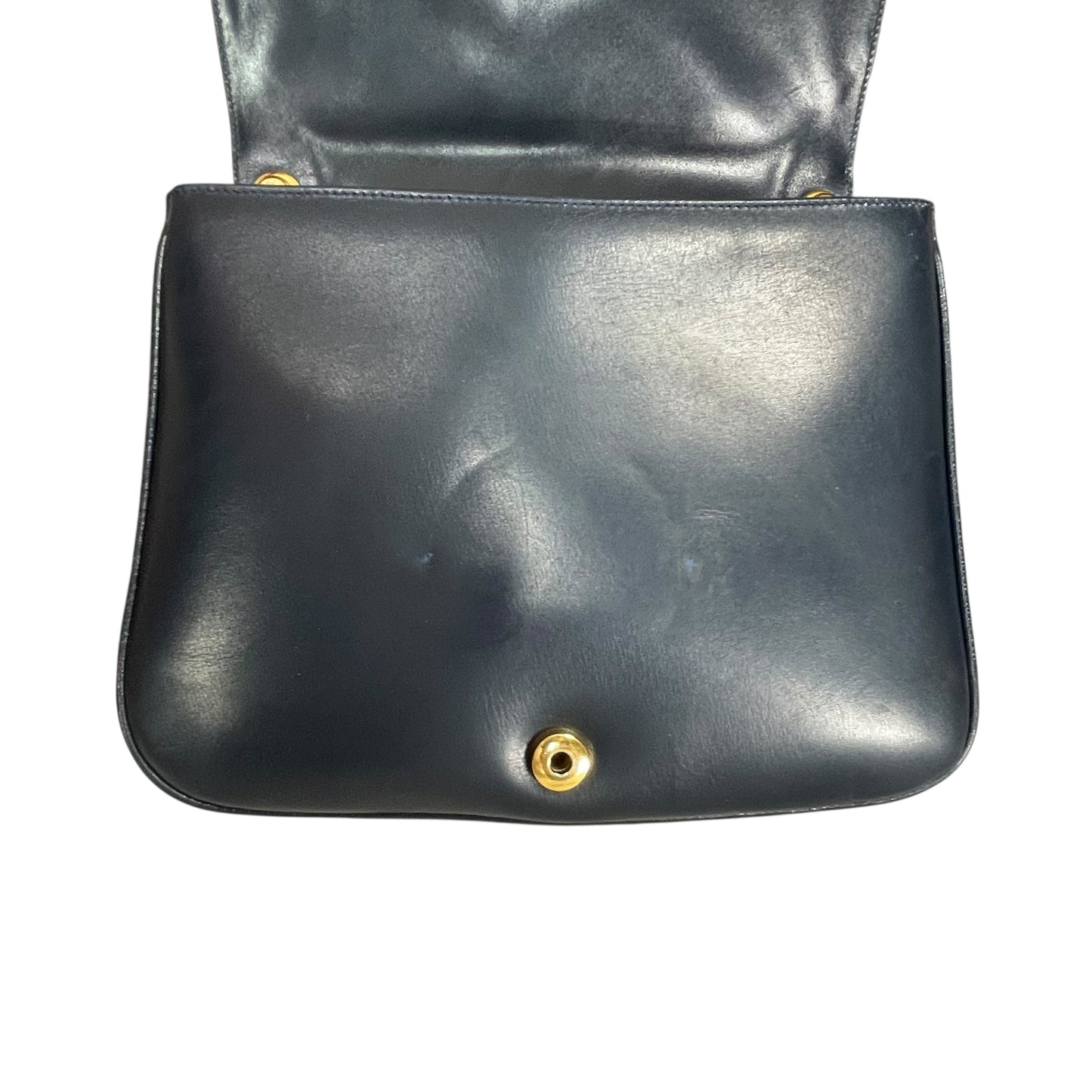 GG Blondie Navy GHW Blondie Flap Shoulder Two Way Purse