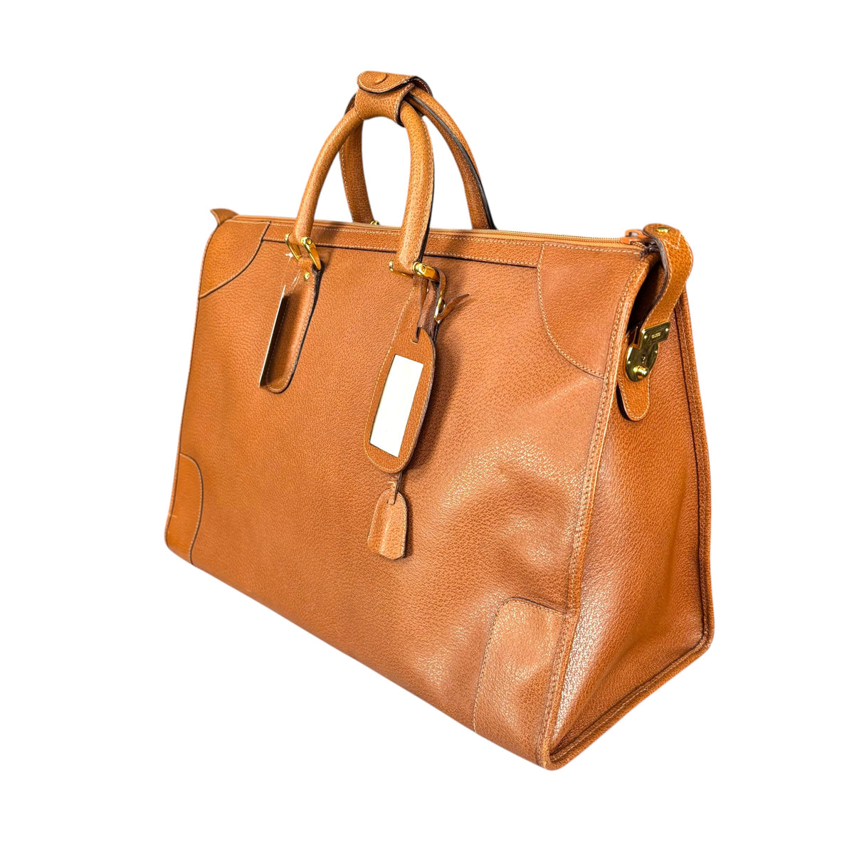 Gucci Brown 90’s XL Luggage Business Bag