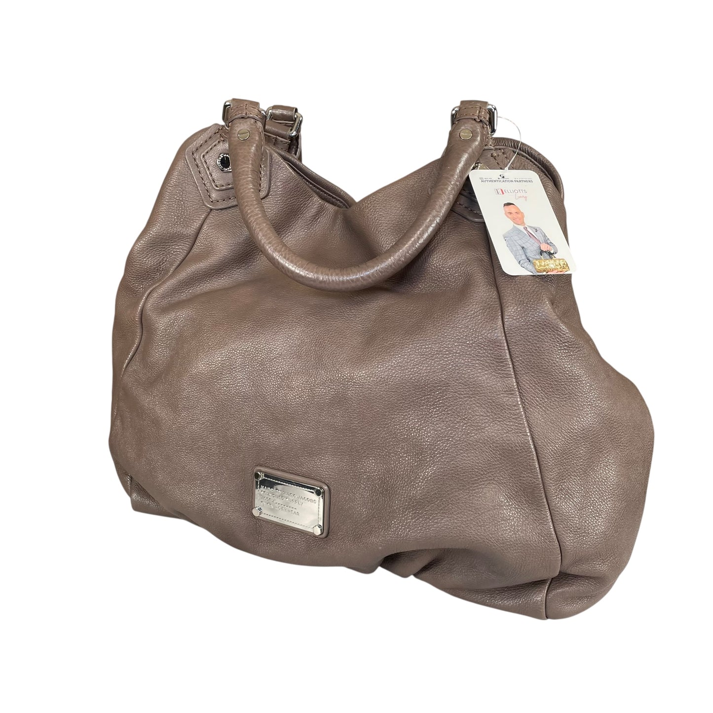 Marc by Marc Jacobs Classic Q Francesca SHW Taupe Leather  2-Way Hobo Bag
