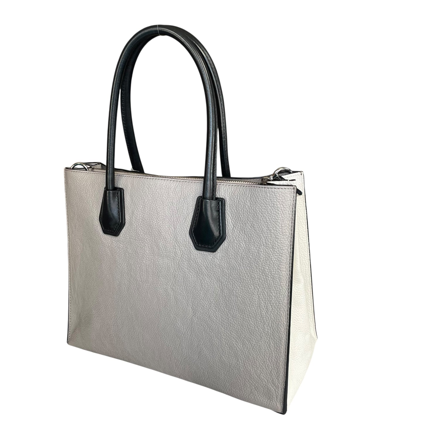 Michael Kors Mercer Large Tricolor Leather SHW Tote 2-Way Crossbody