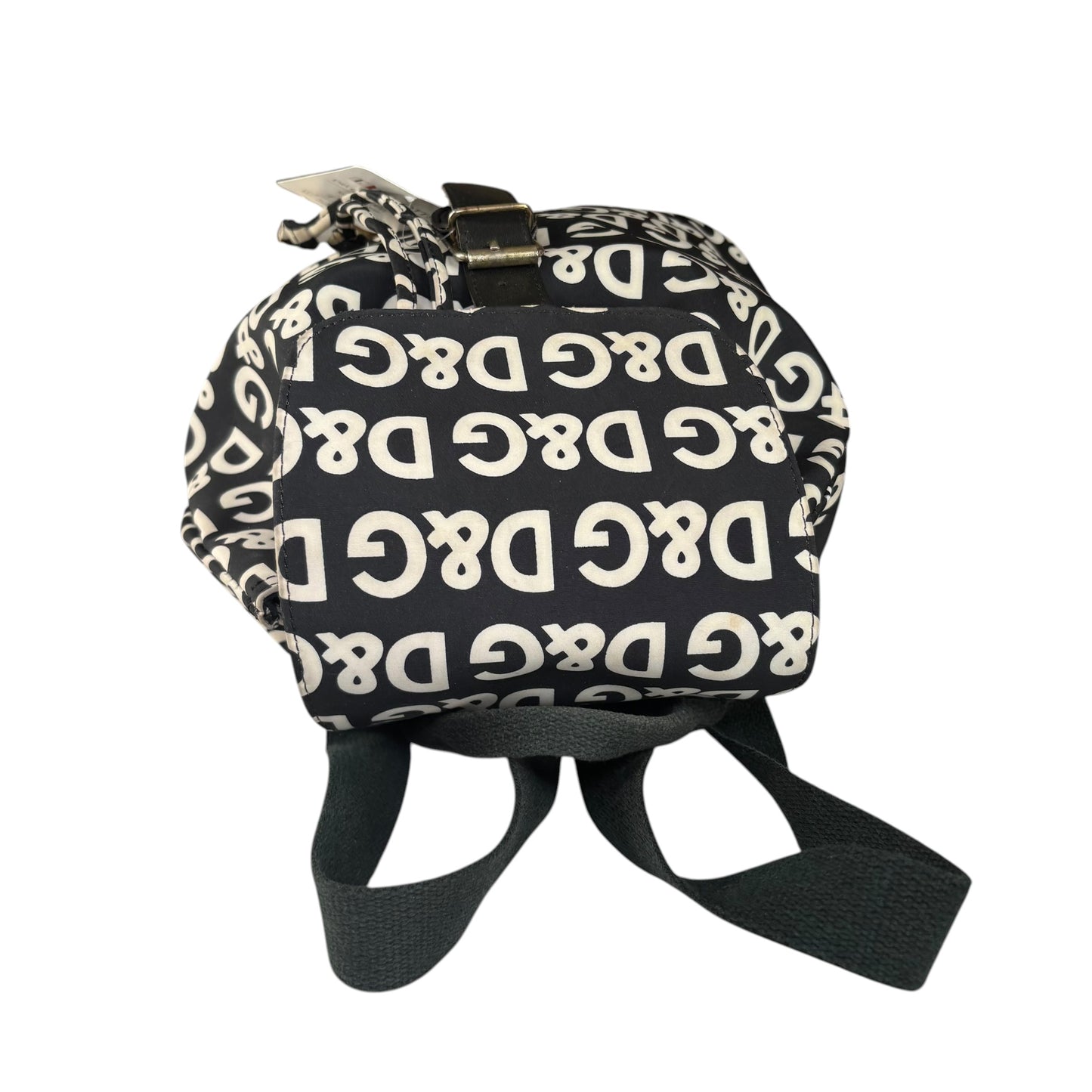 Dolce & Gabbana Y2K Monogram Nylon Black & White Backpack