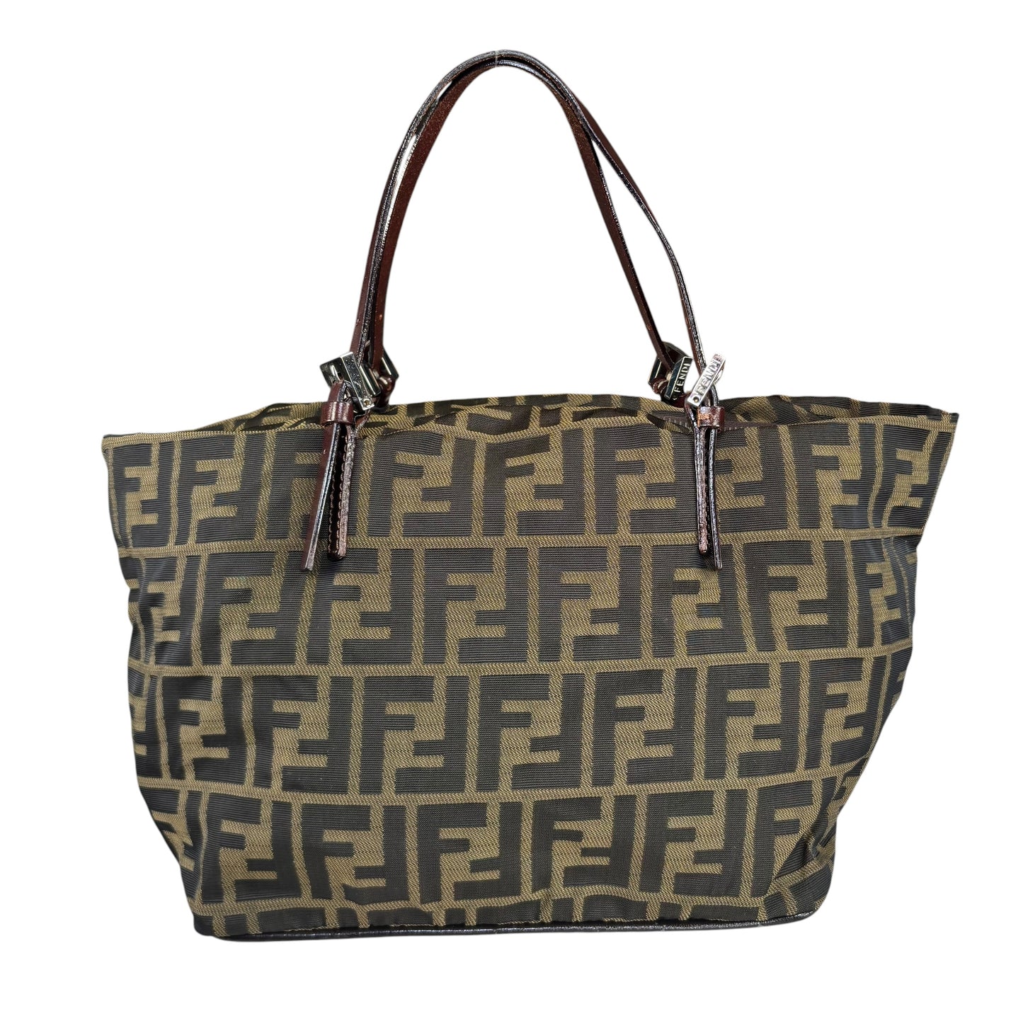 Fendi Zucca Y2K Canvas Mini Bucket Tote Purse