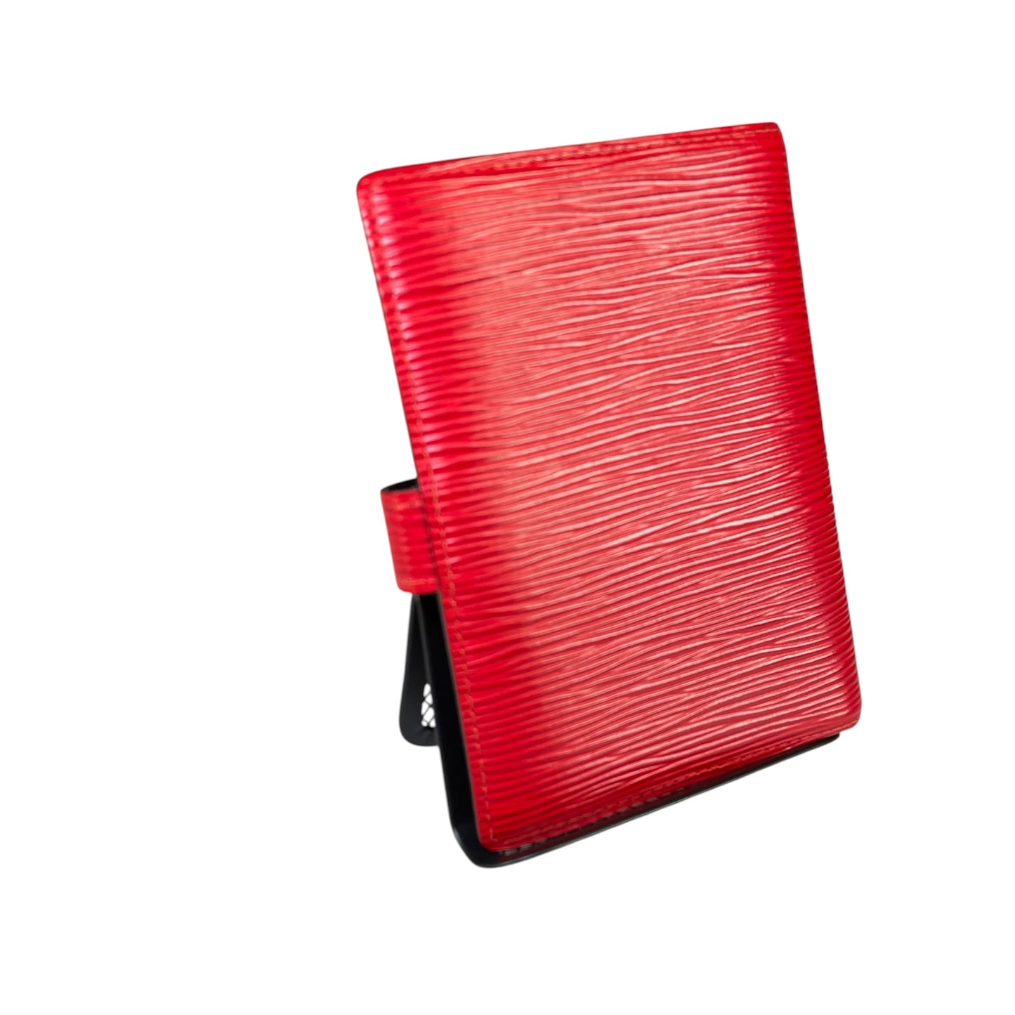 Louis Vuitton Agenda PM Red Epi Leather Gold Hardware Snap Closure Organizer