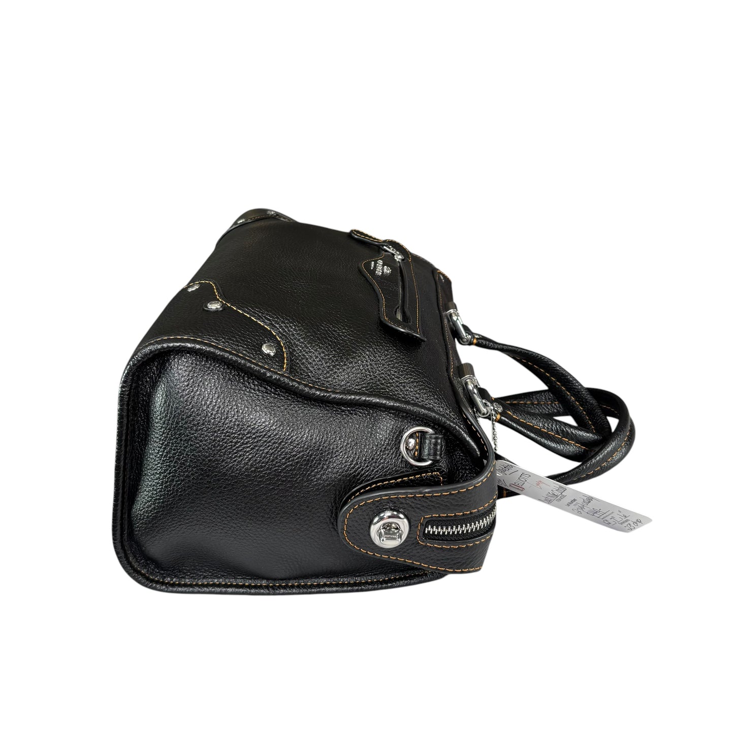 Coach Millie SHW Pebbled Leather Satachel Crossbody Bag