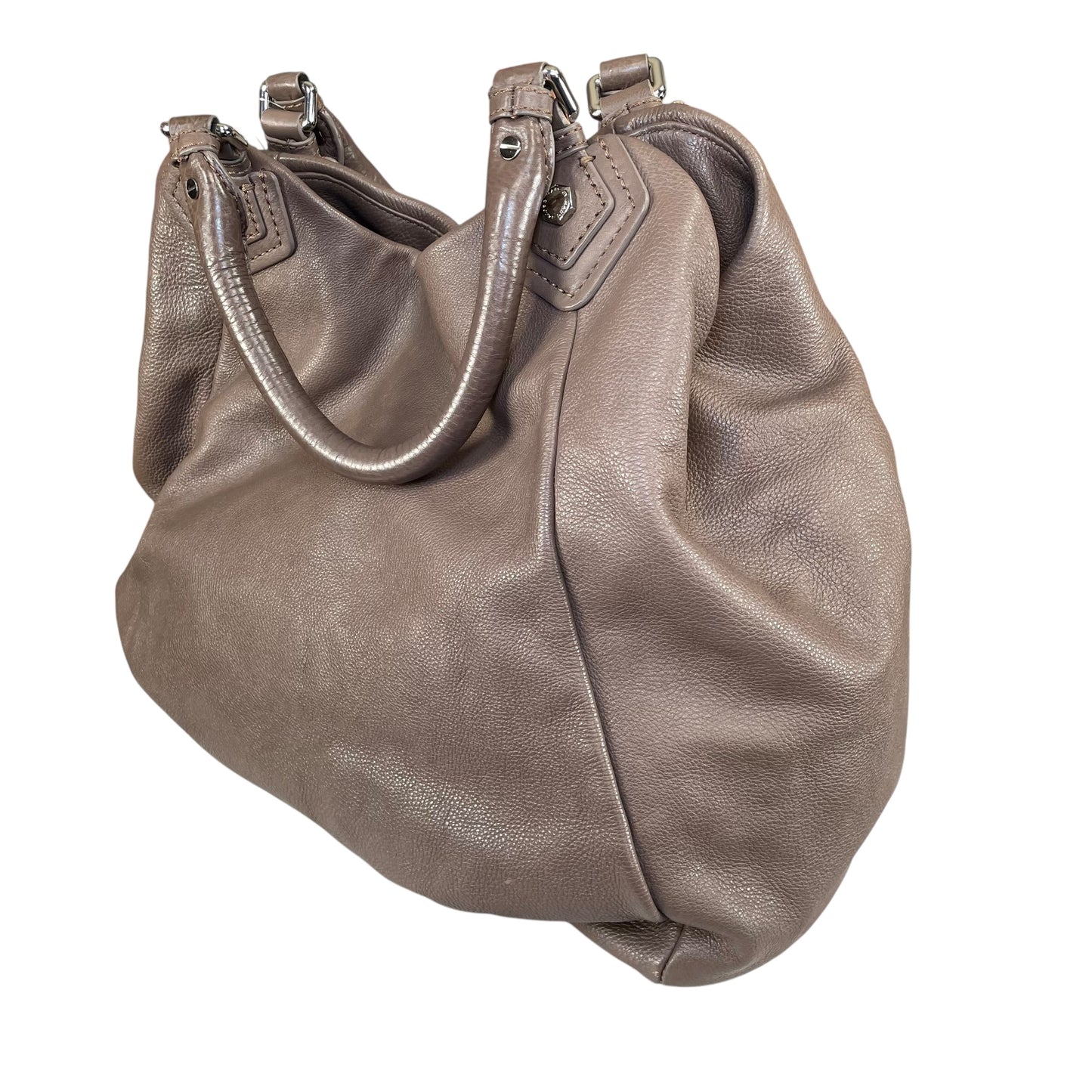 Marc by Marc Jacobs Classic Q Francesca SHW Taupe Leather  2-Way Hobo Bag
