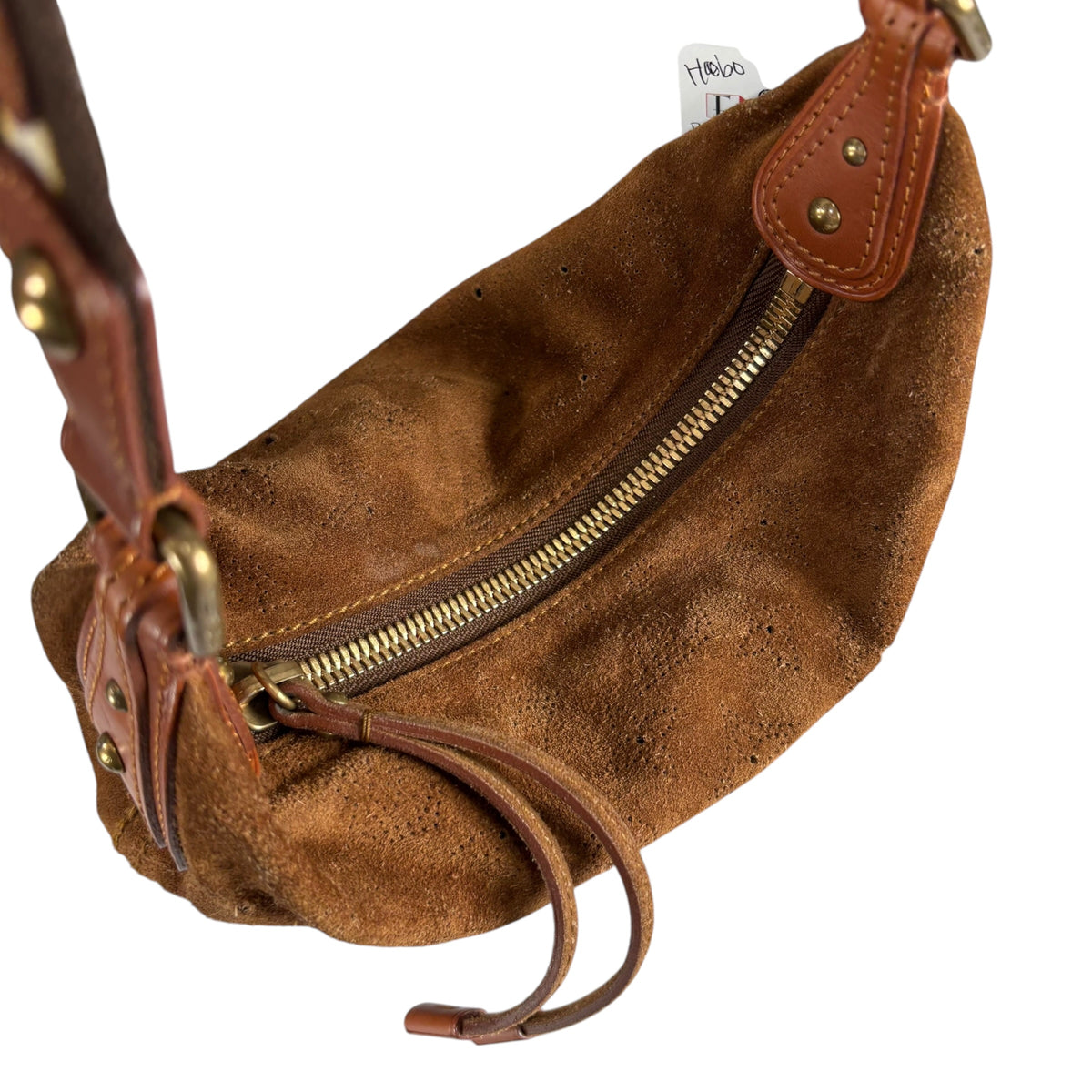 Louis Vuitton Y2K Onata Brown Suede Mahina PM Mini Leather Hobo Purse