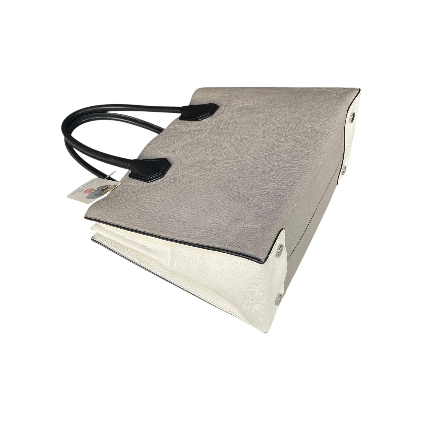 Michael Kors Mercer Large Tricolor Leather SHW Tote 2-Way Crossbody