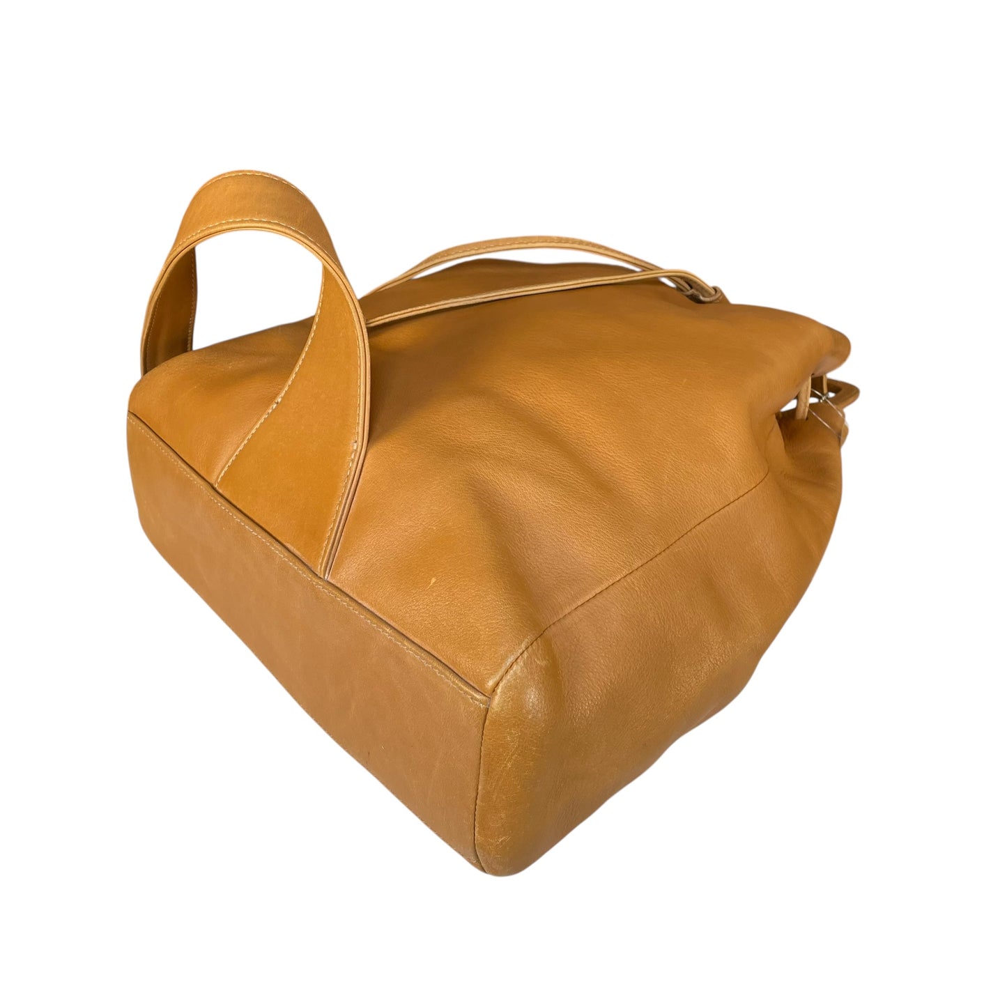 Coach Sonoma Tan Leather Sling Backpack Drawstring  Shoulder Bucket Tote